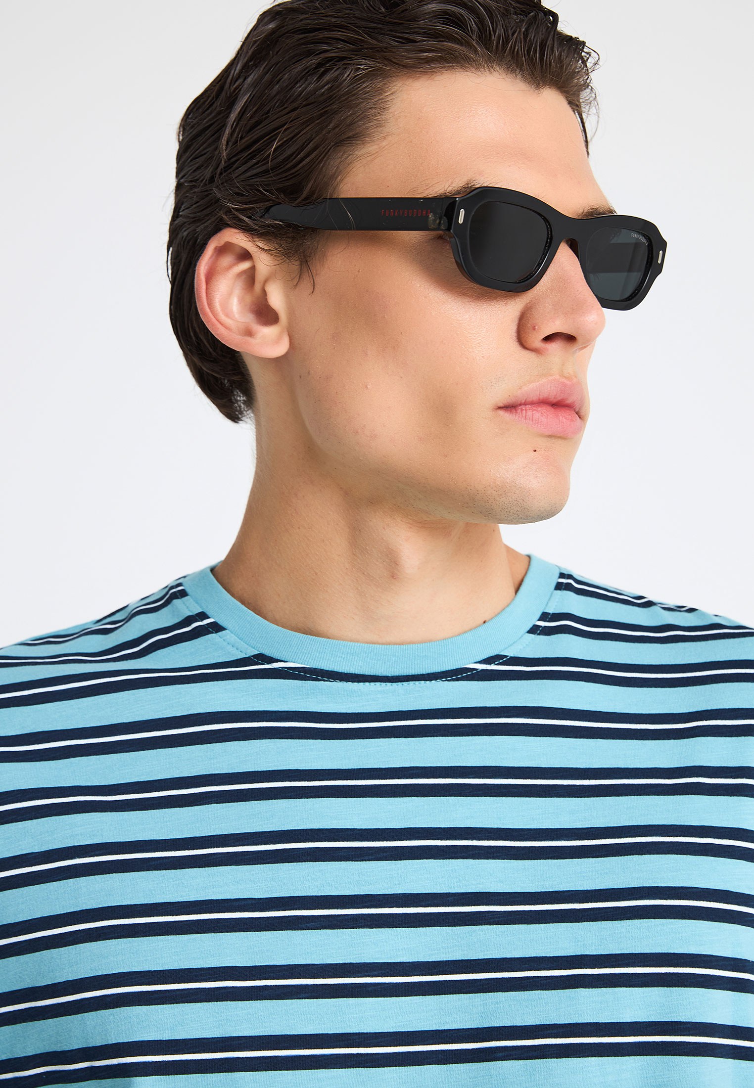 Men's Shirts Funky Buddha Blue