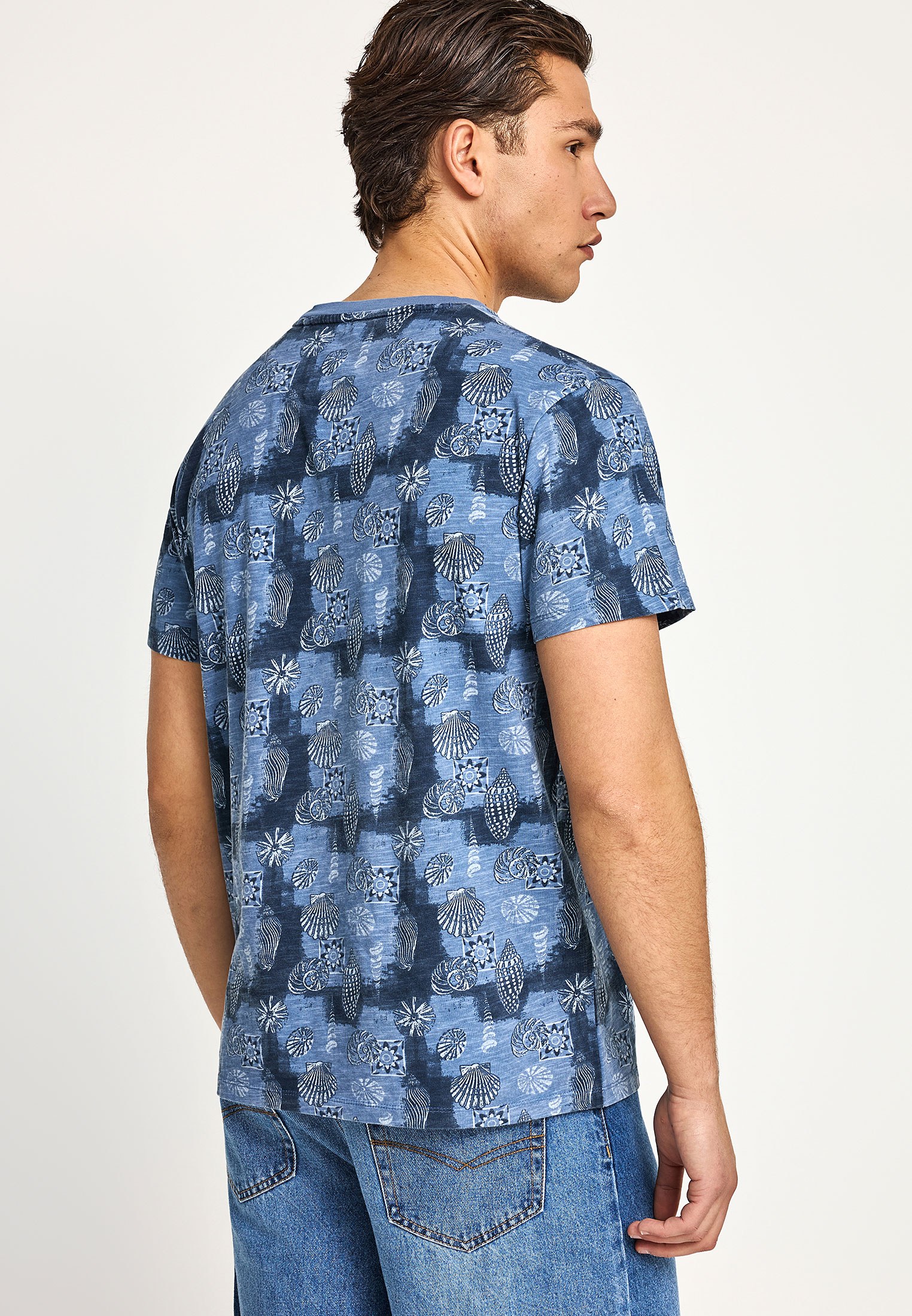 Men's Shirts Funky Buddha Blue