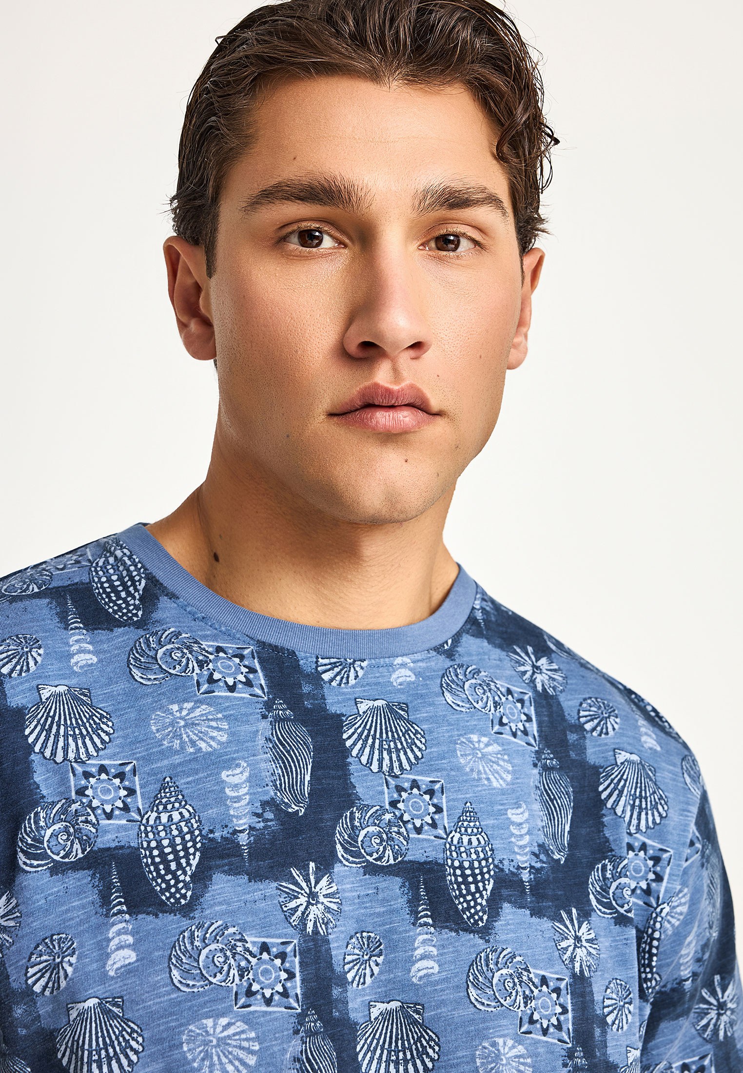 Men's Shirts Funky Buddha Blue