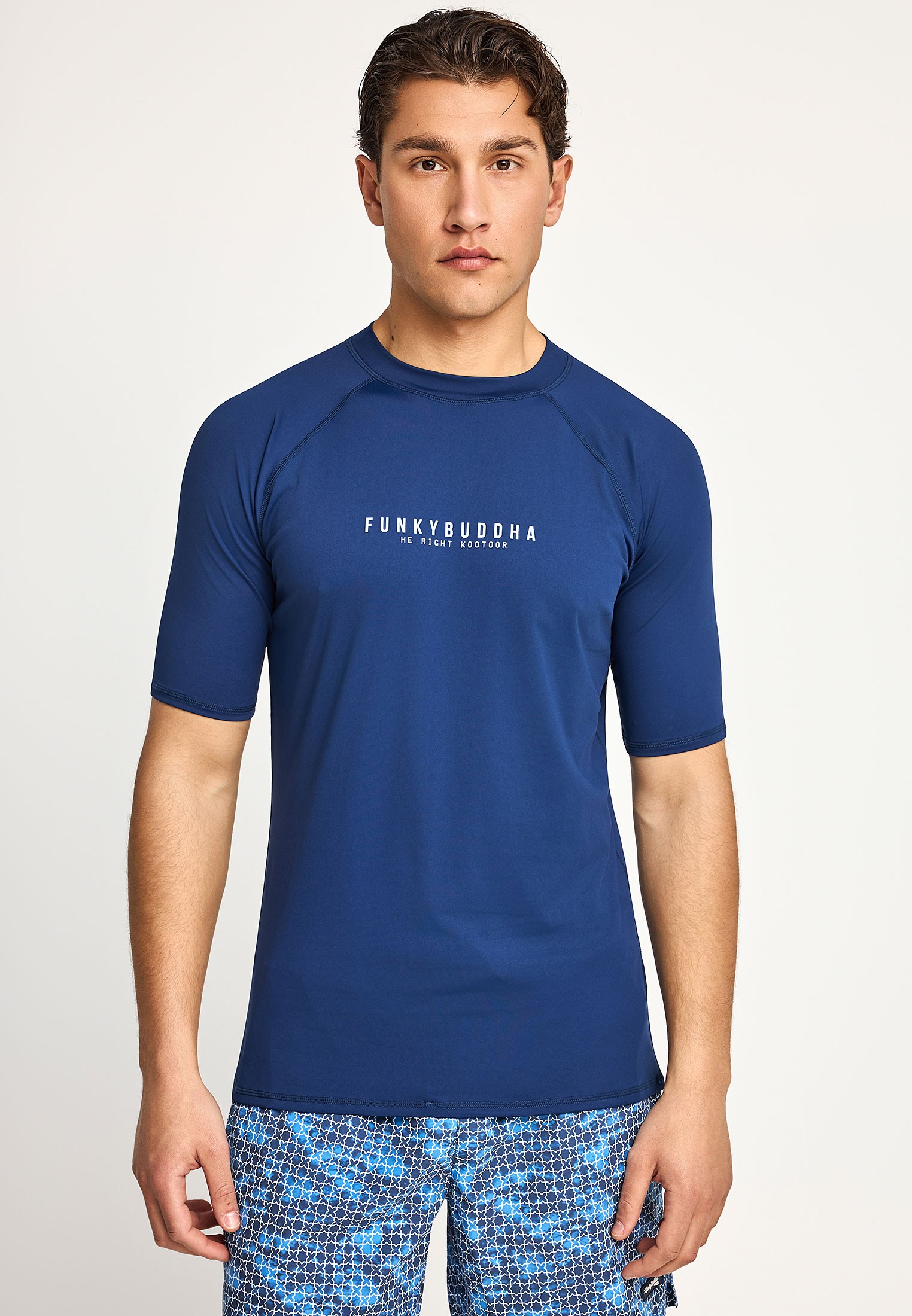 Men's Shirts Funky Buddha Blue