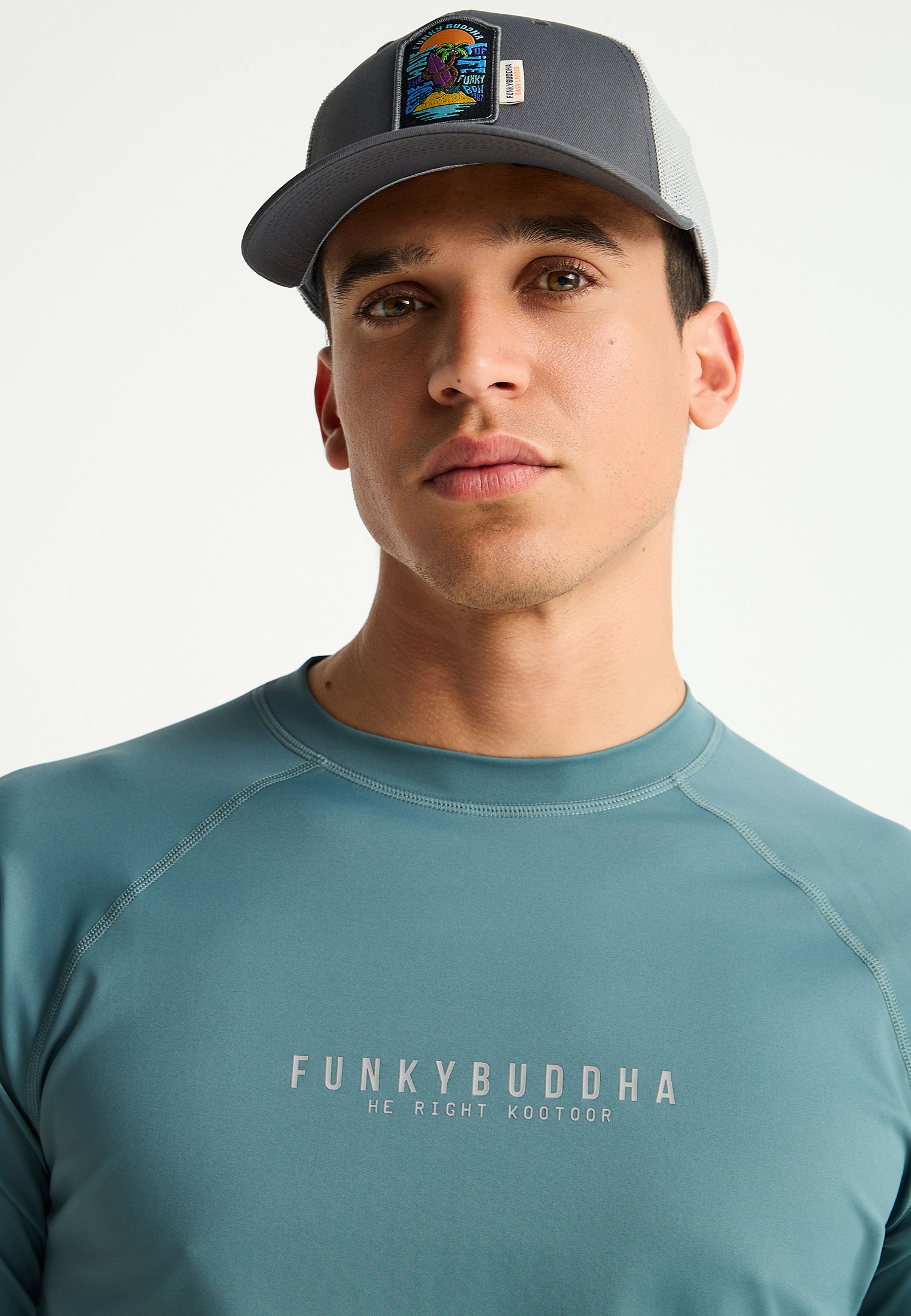 Men's Shirts Funky Buddha Blue