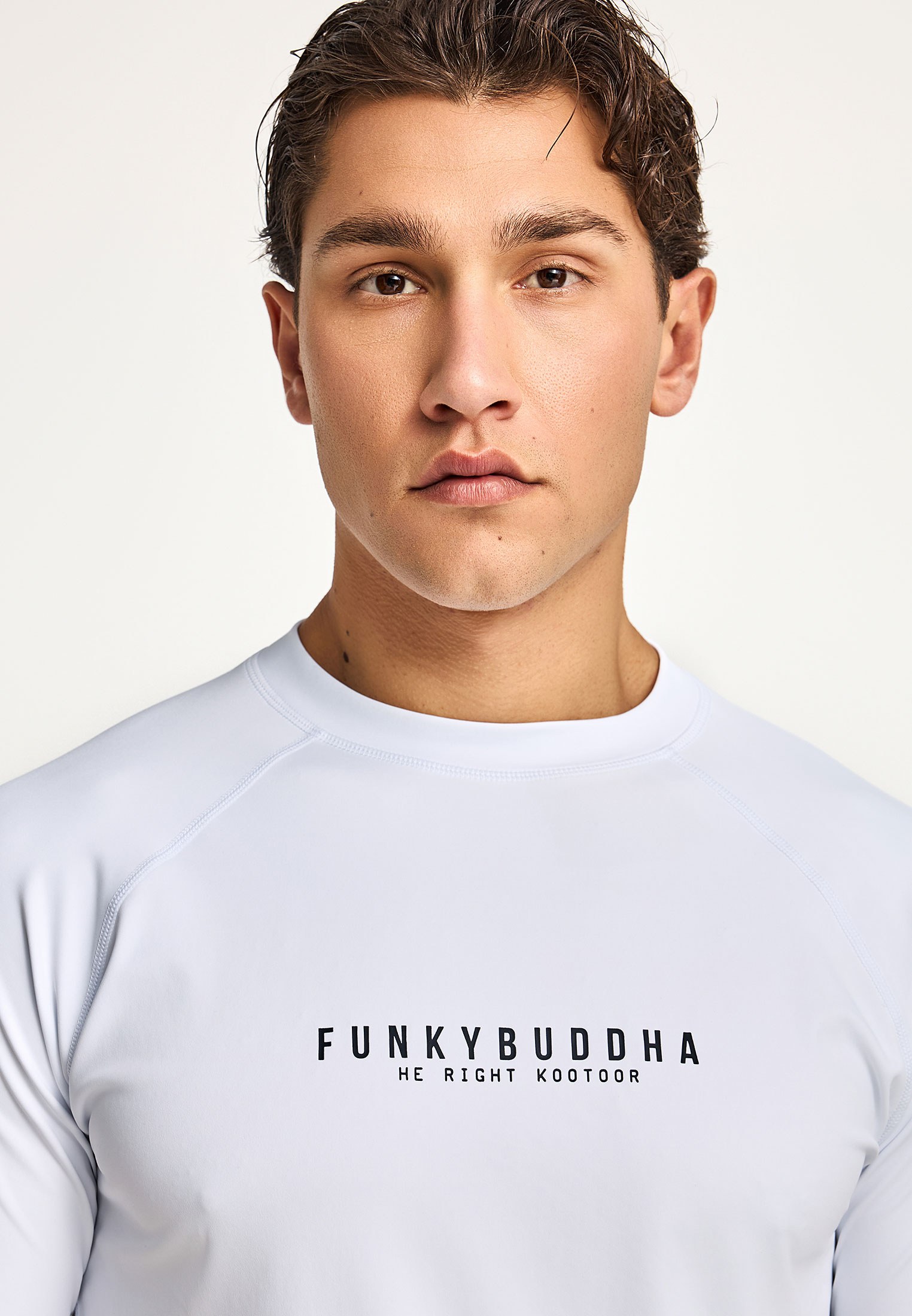 Men's Shirts Funky Buddha White