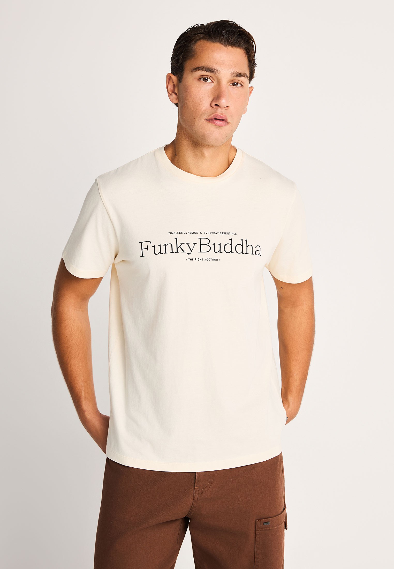 FUNKY BUDDHA - ΣΗΜΑΝΤΙΚΟ: Σε περίπτωση διαφοράς τιμής από το κατάστημα ισχύει παντα και μόνο η τιμή του καταστήματος Ανδρικό κοντομάνικο t-shirt