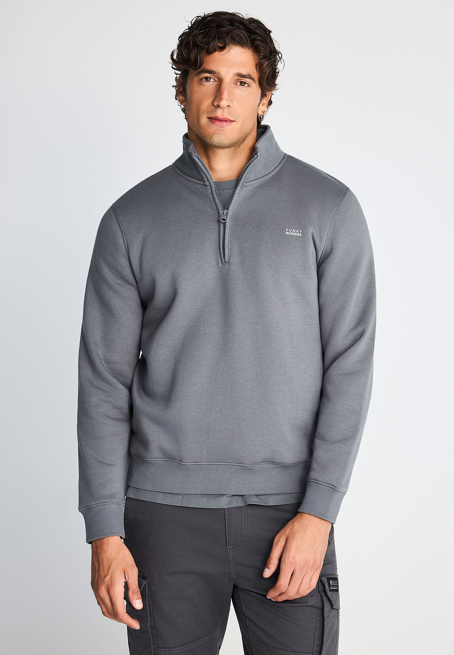 Ανδρικό φούτερ half zip