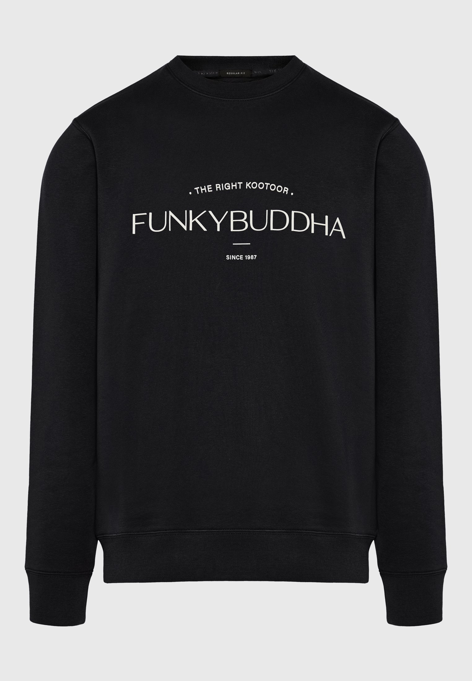Ανδρική μπλούζα φούτερ crewneck με λογότυπο