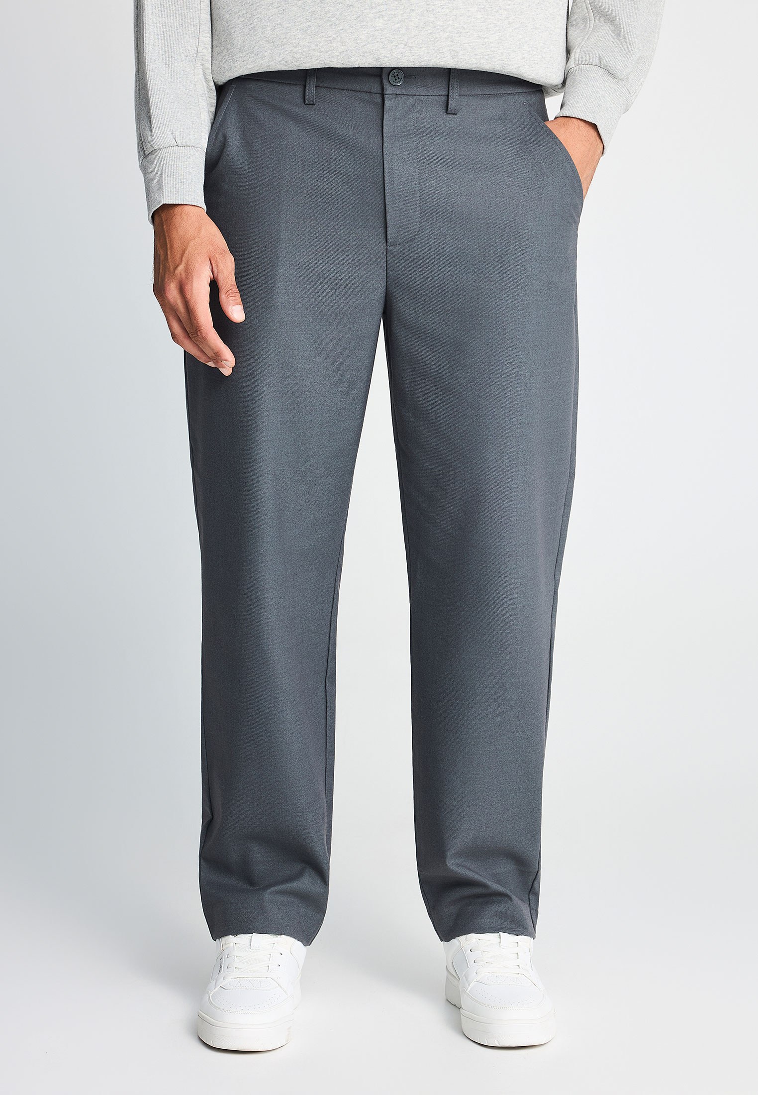 Ανδρικό loose tapered chino με μάλλινη σύνθεση