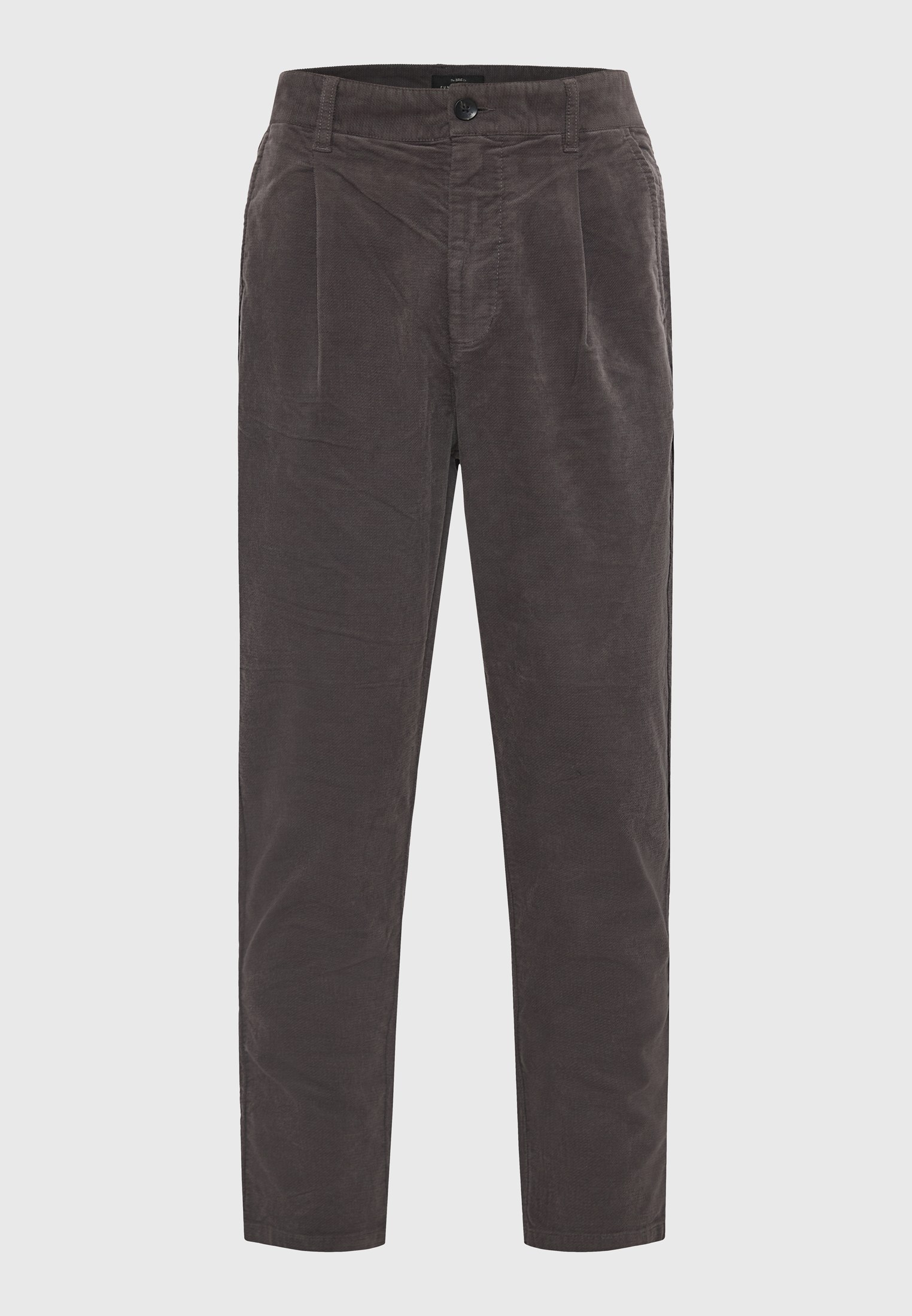 Ανδρικό κοτλέ παντελόνι tapered fit με πιέτες