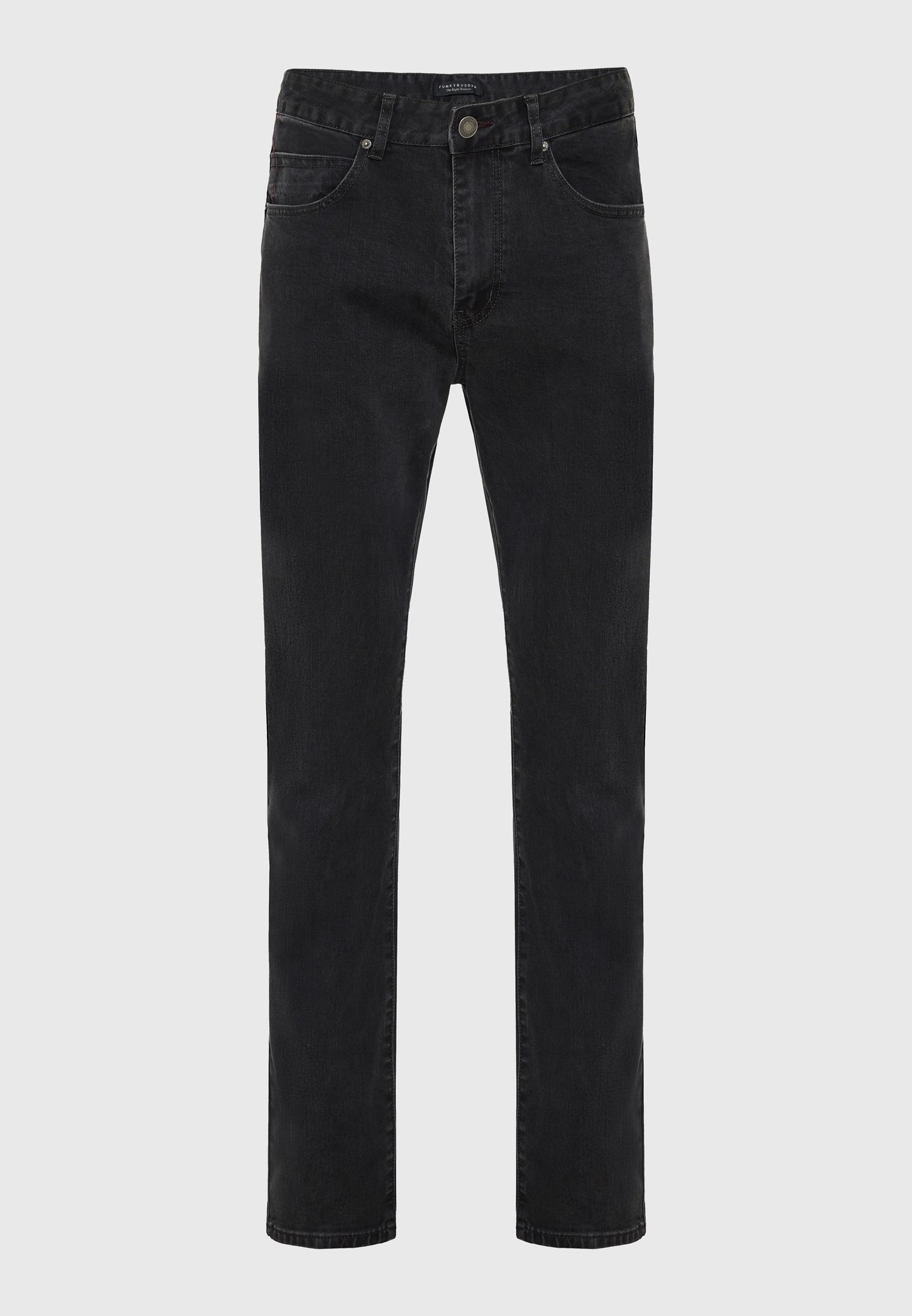 Ανδρικό tapered denim παντελόνι Amsterdam με μεσαίο καβάλο