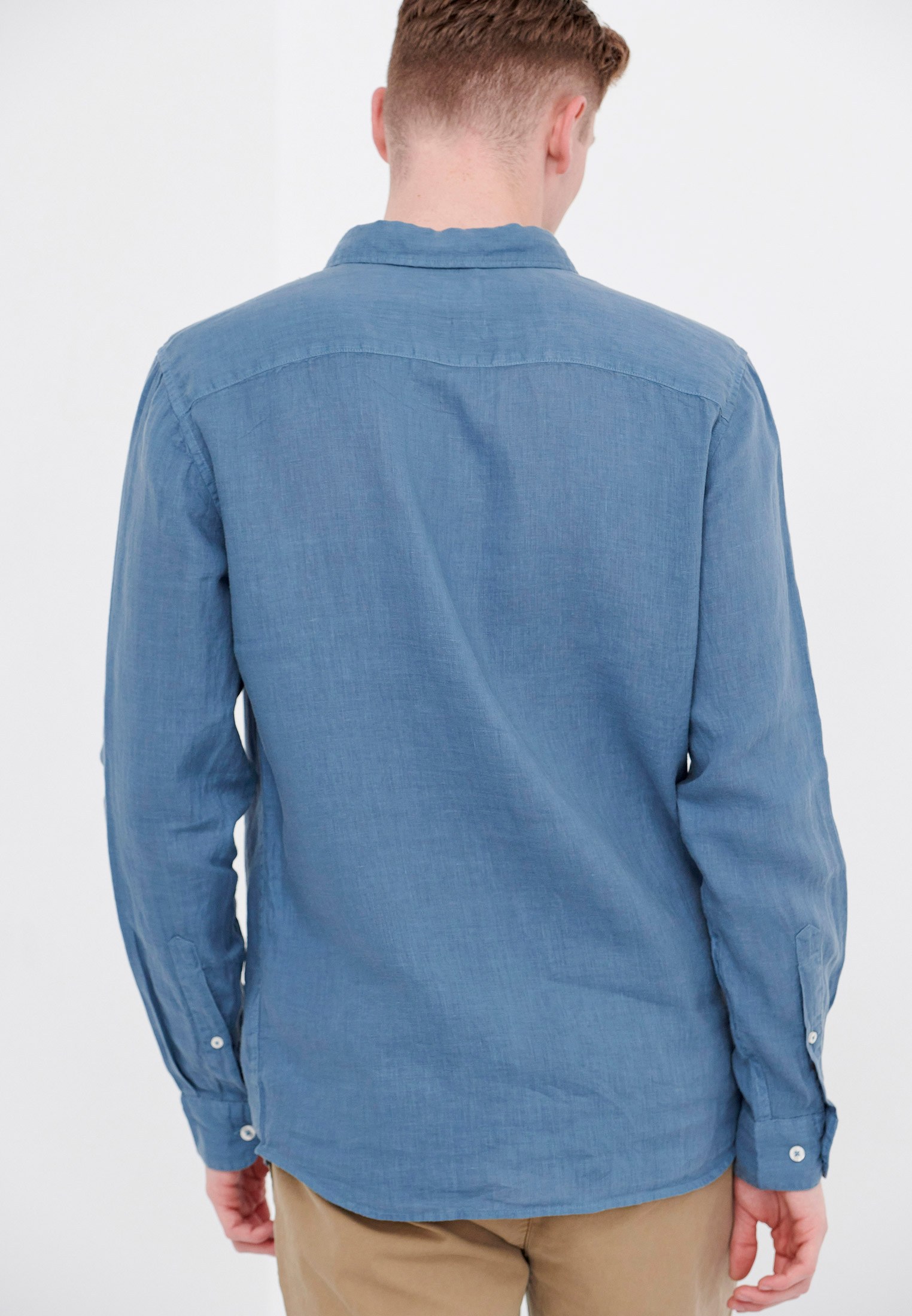 Essential λινό πουκάμισο φωτογραφία