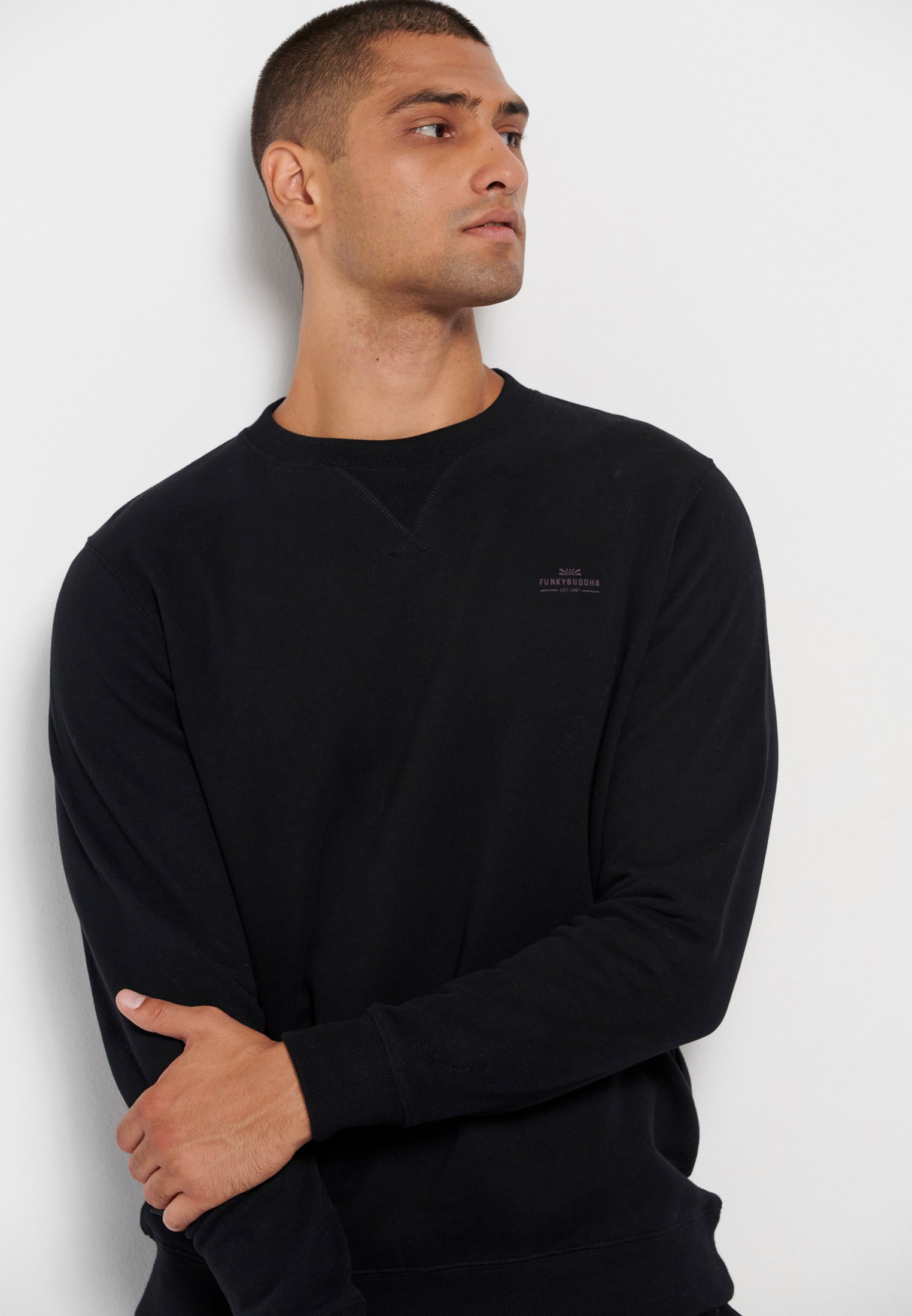 Men's Hoodies & Sweatshirts Funky Buddha Black