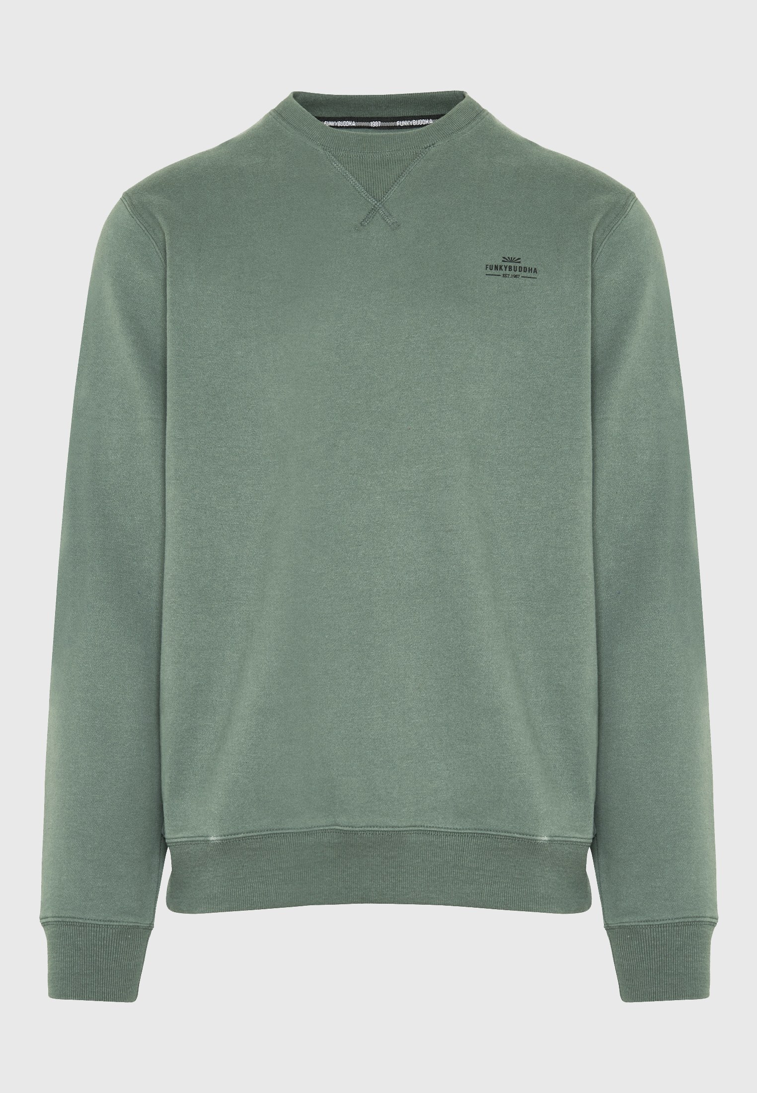 Men's Hoodies & Sweatshirts Funky Buddha Green