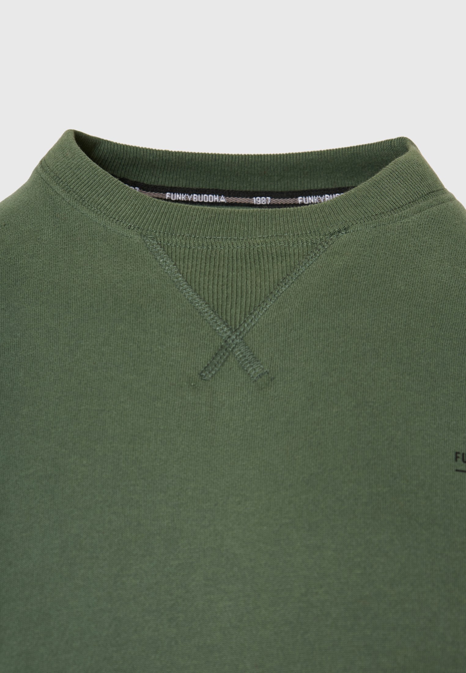 Men's Hoodies & Sweatshirts Funky Buddha Green