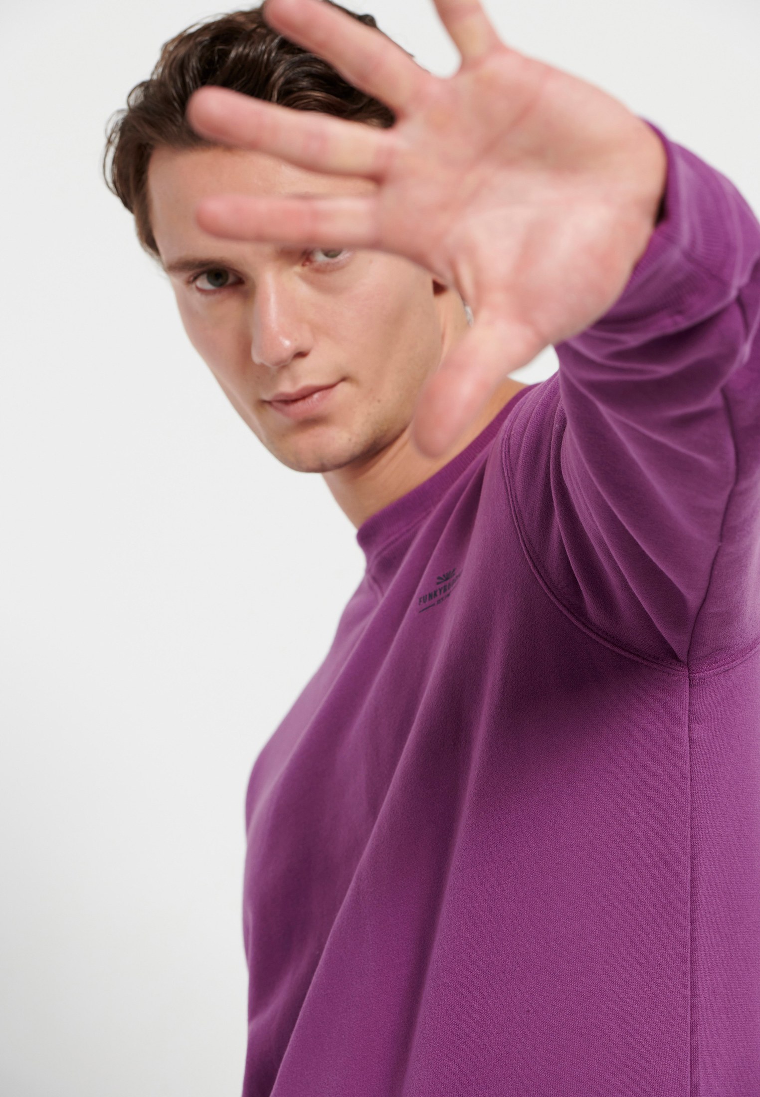 Men's Hoodies & Sweatshirts Funky Buddha Purple