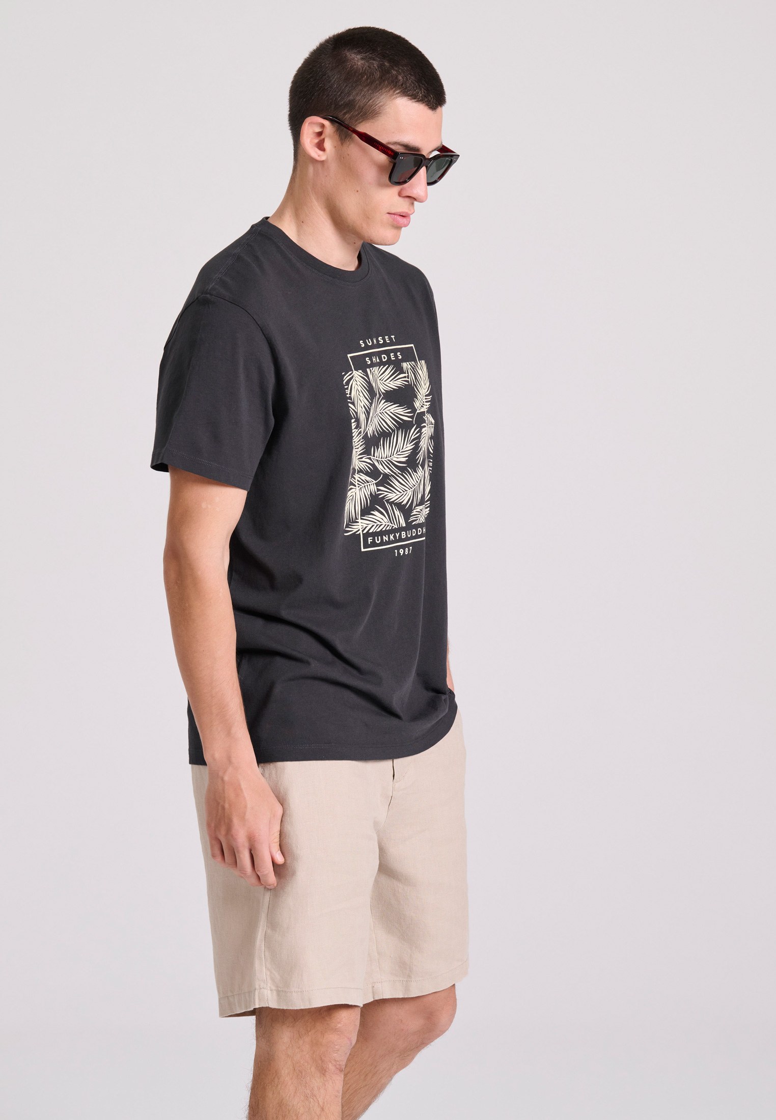 Men's Trousers Funky Buddha Beige