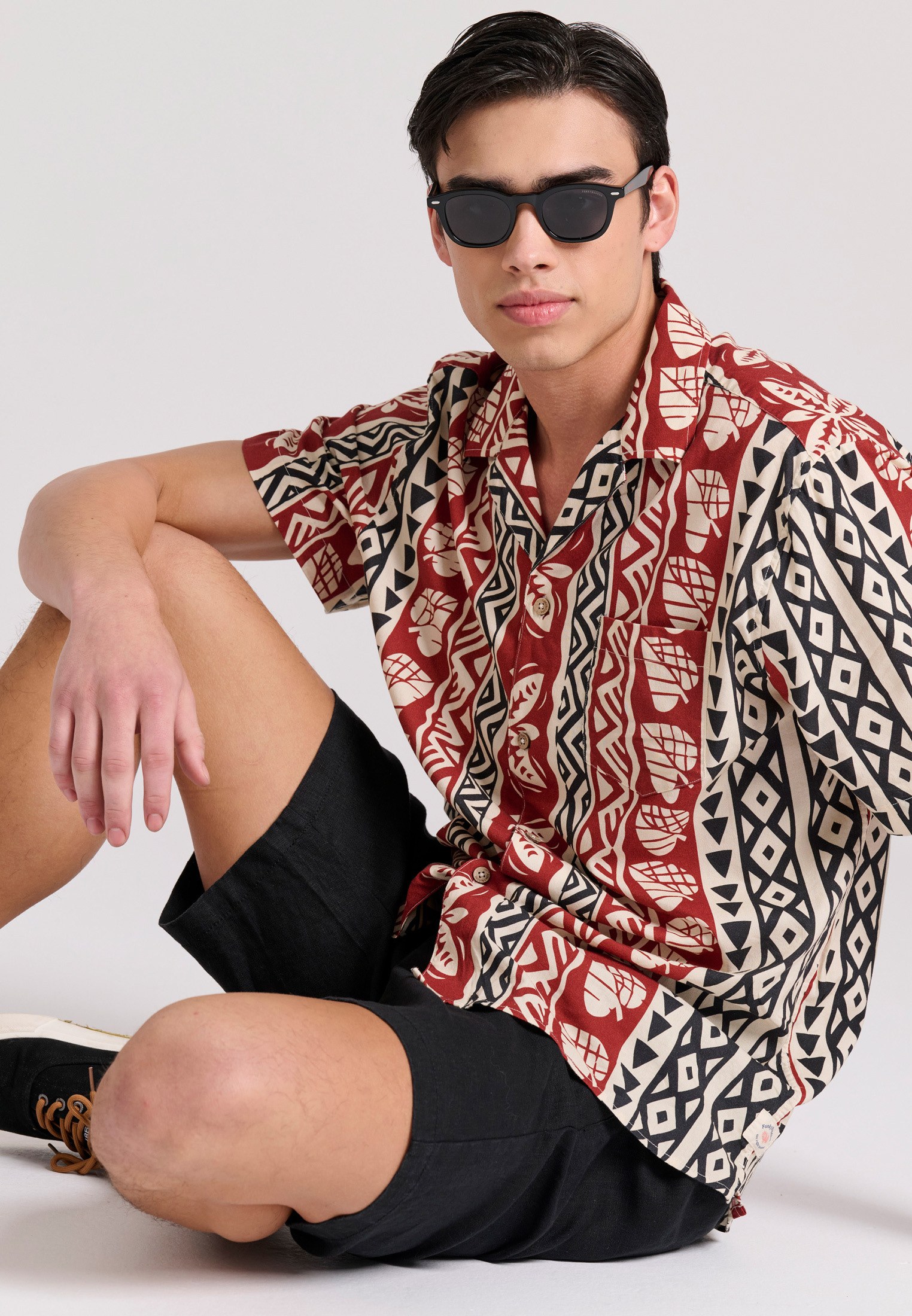 Men's Trousers Funky Buddha Black