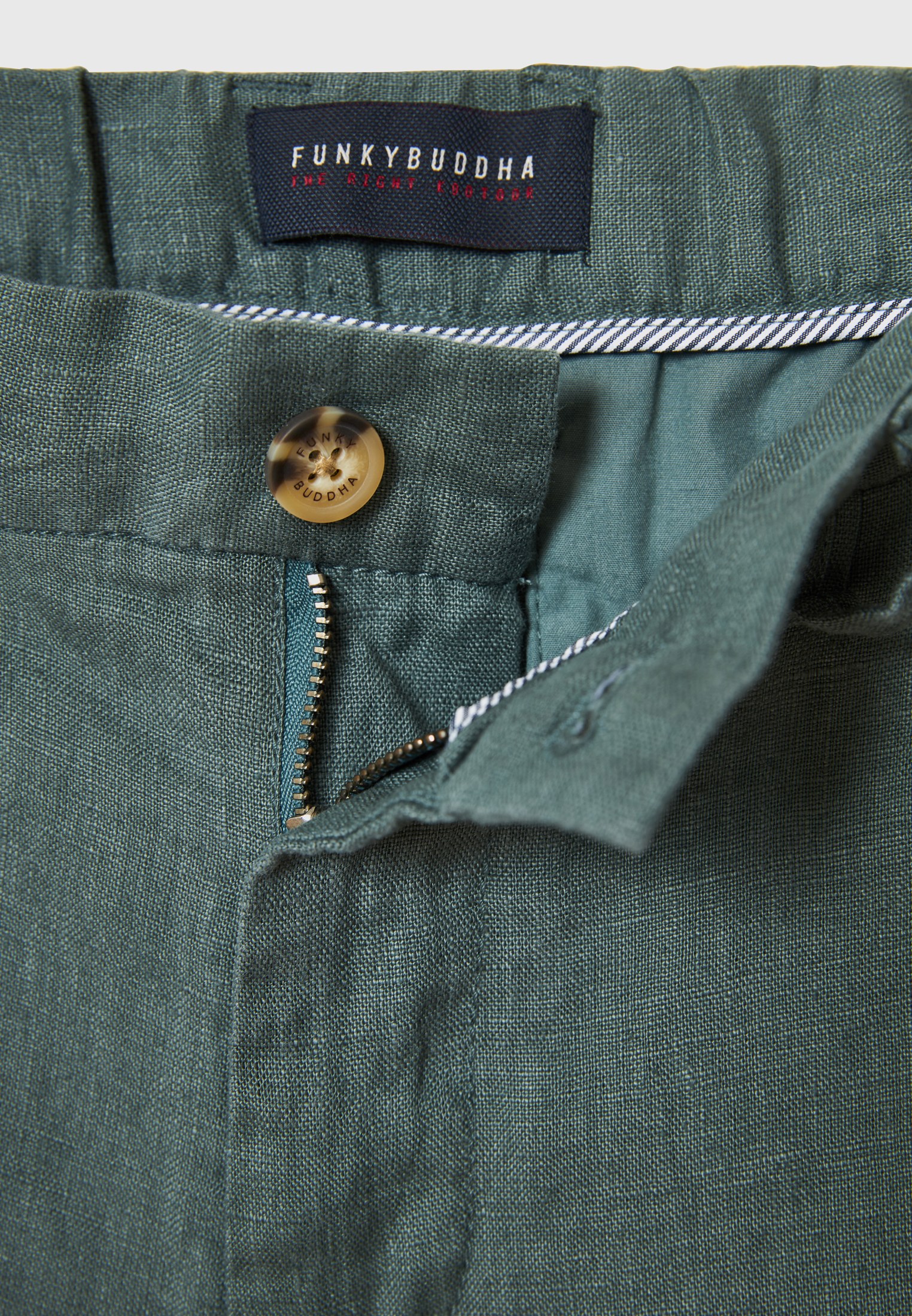 Men's Trousers Funky Buddha Green