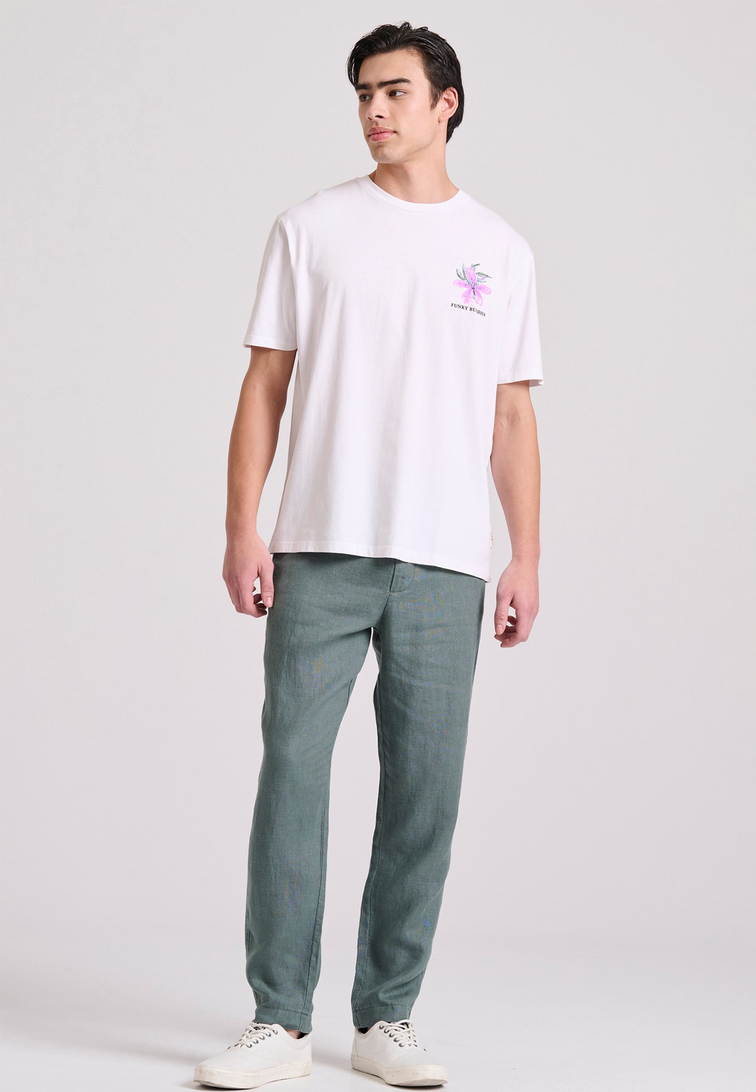 Men's Trousers Funky Buddha Green