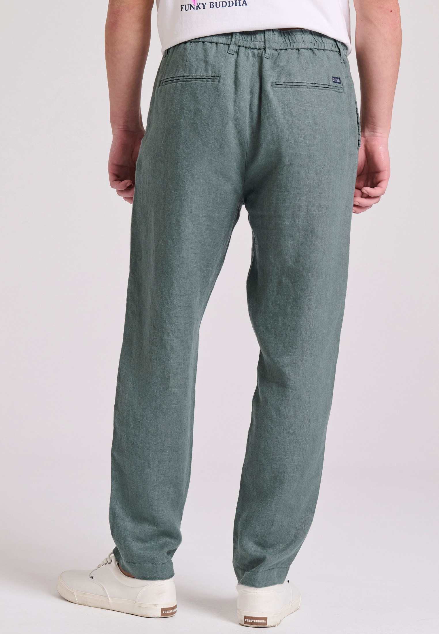 Men's Trousers Funky Buddha Green