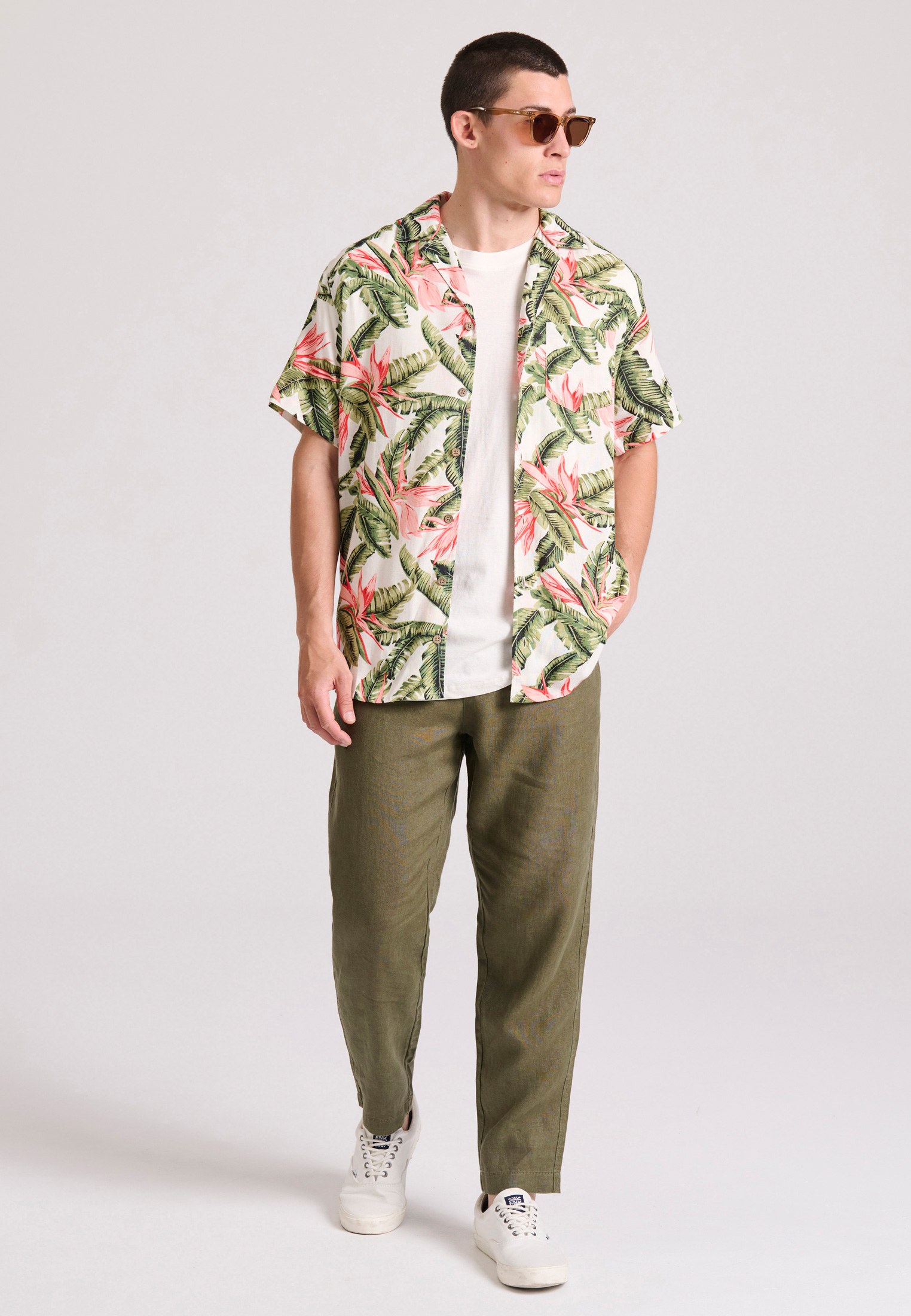 Men's Trousers Funky Buddha Khaki