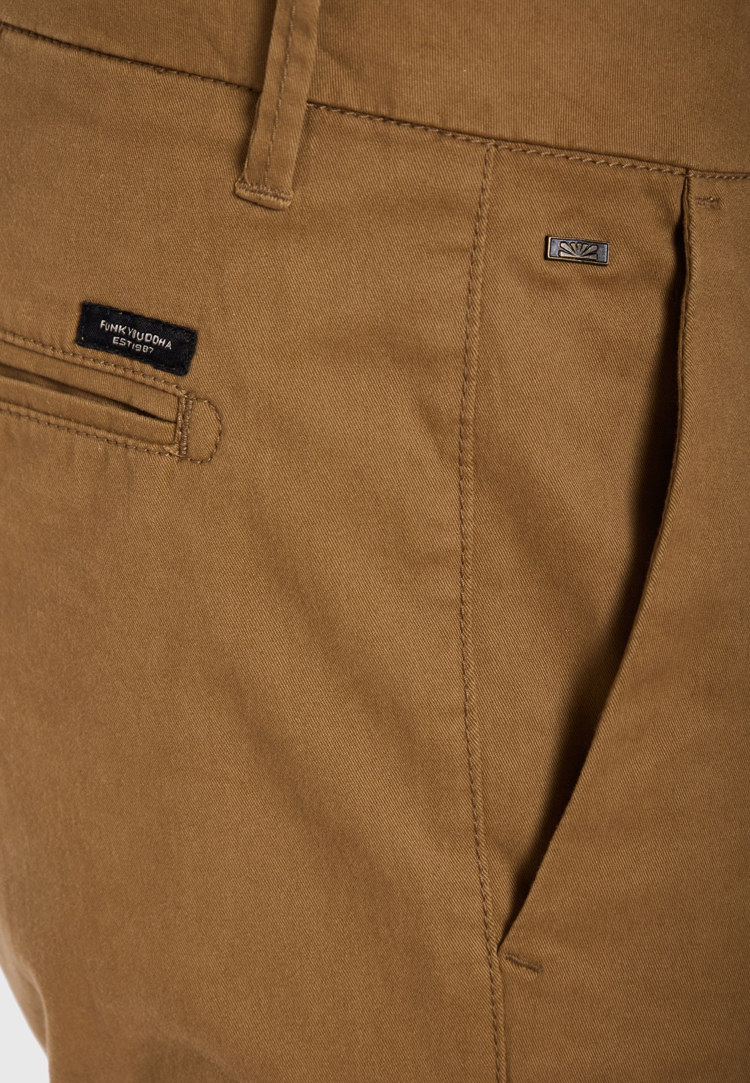 Men's Trousers Funky Buddha Beige