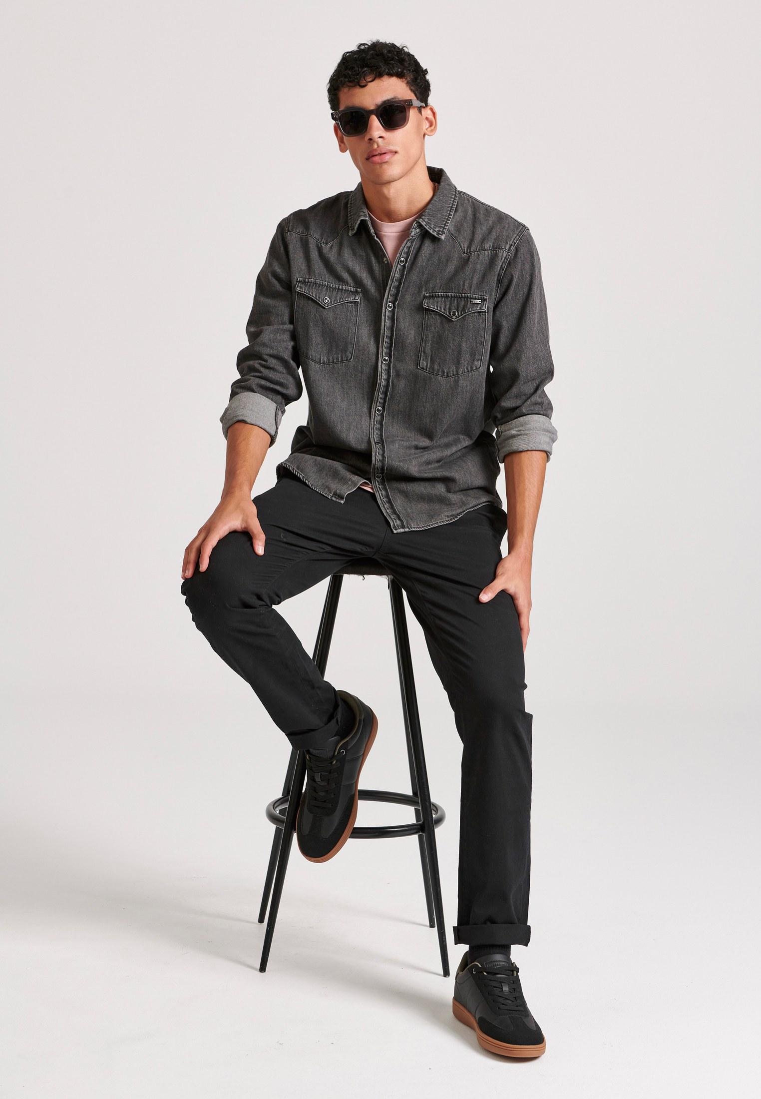 Men's Trousers Funky Buddha Black