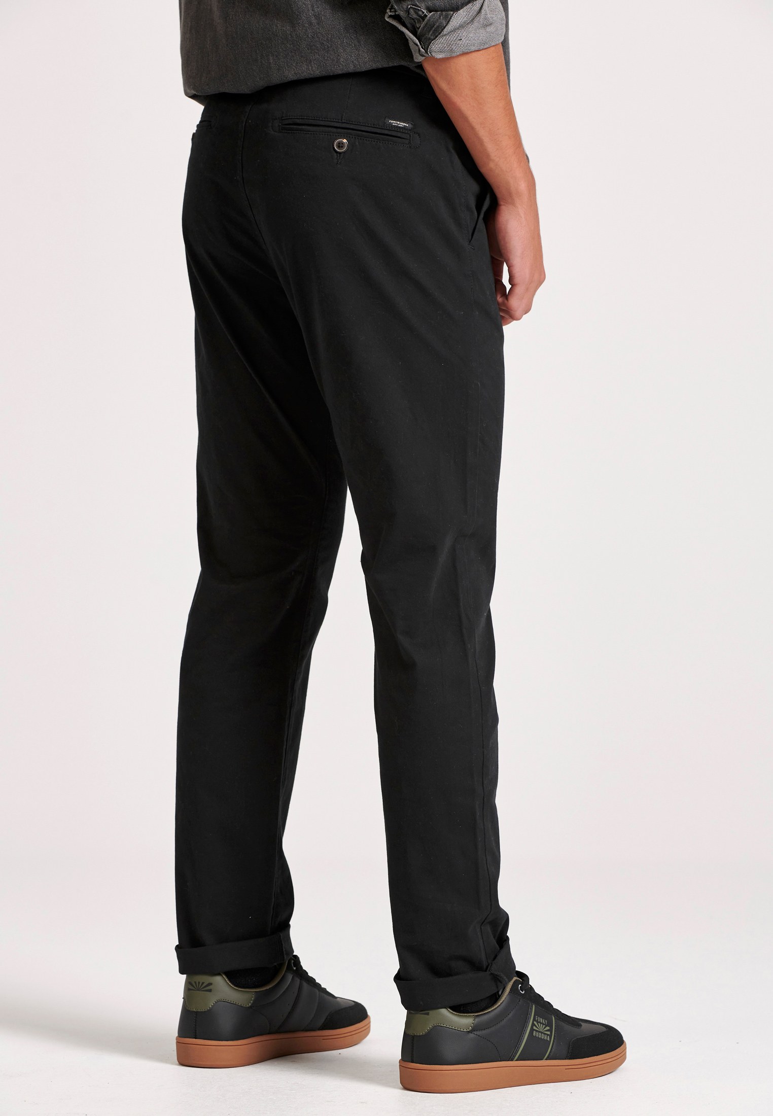 Men's Trousers Funky Buddha Black