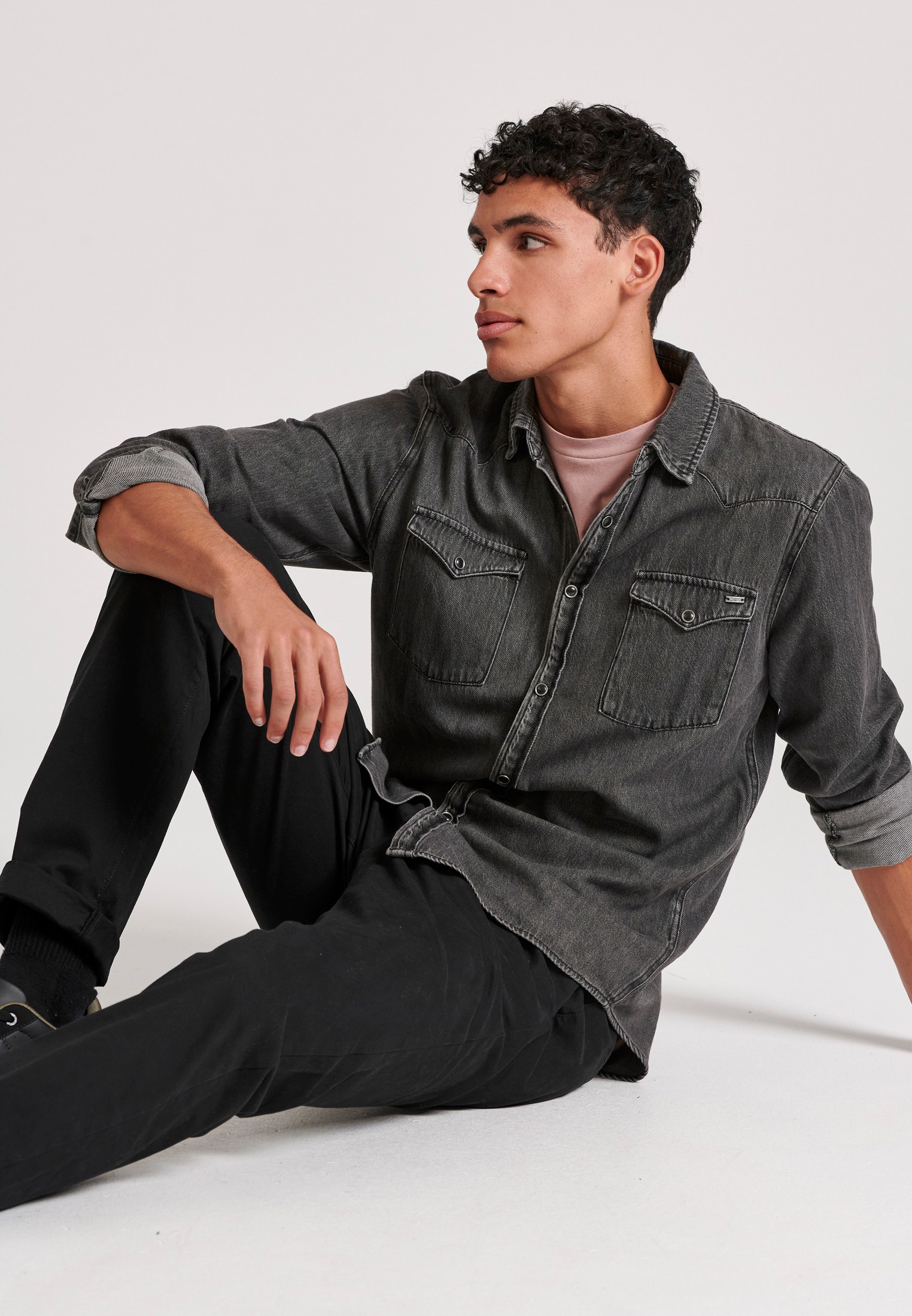 Men's Trousers Funky Buddha Black