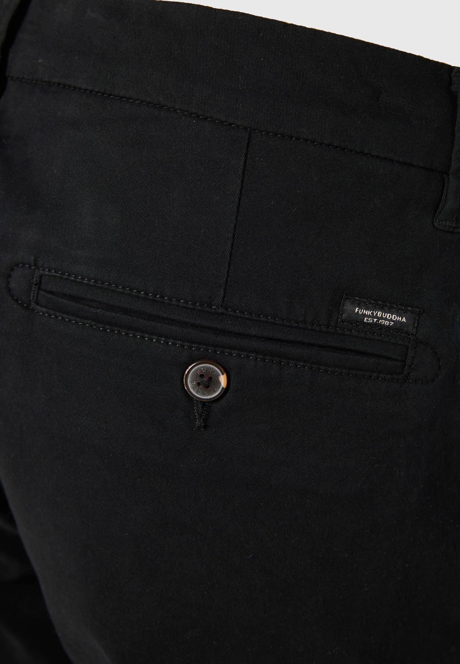 Men's Trousers Funky Buddha Black