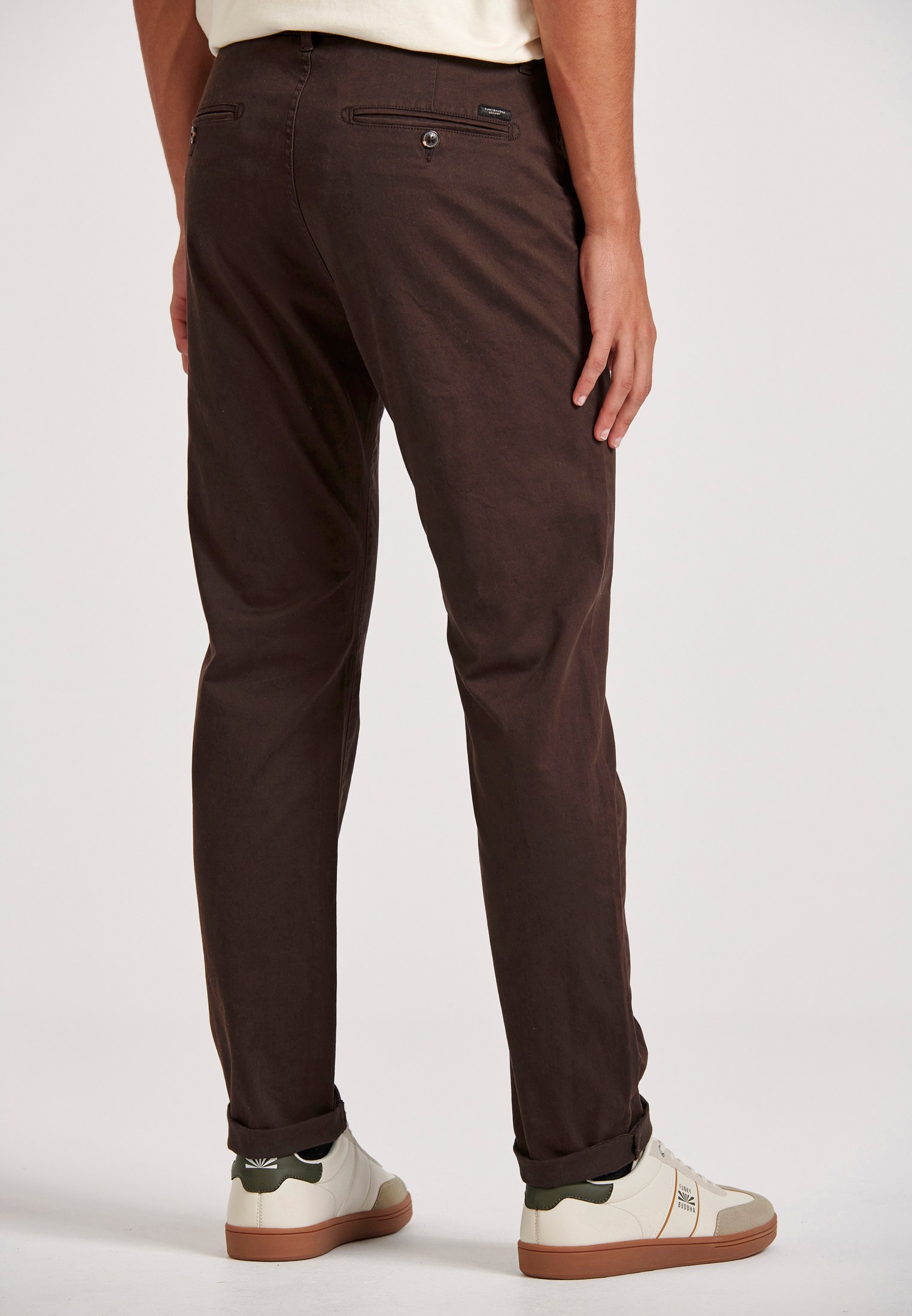 Men's Trousers Funky Buddha Brown