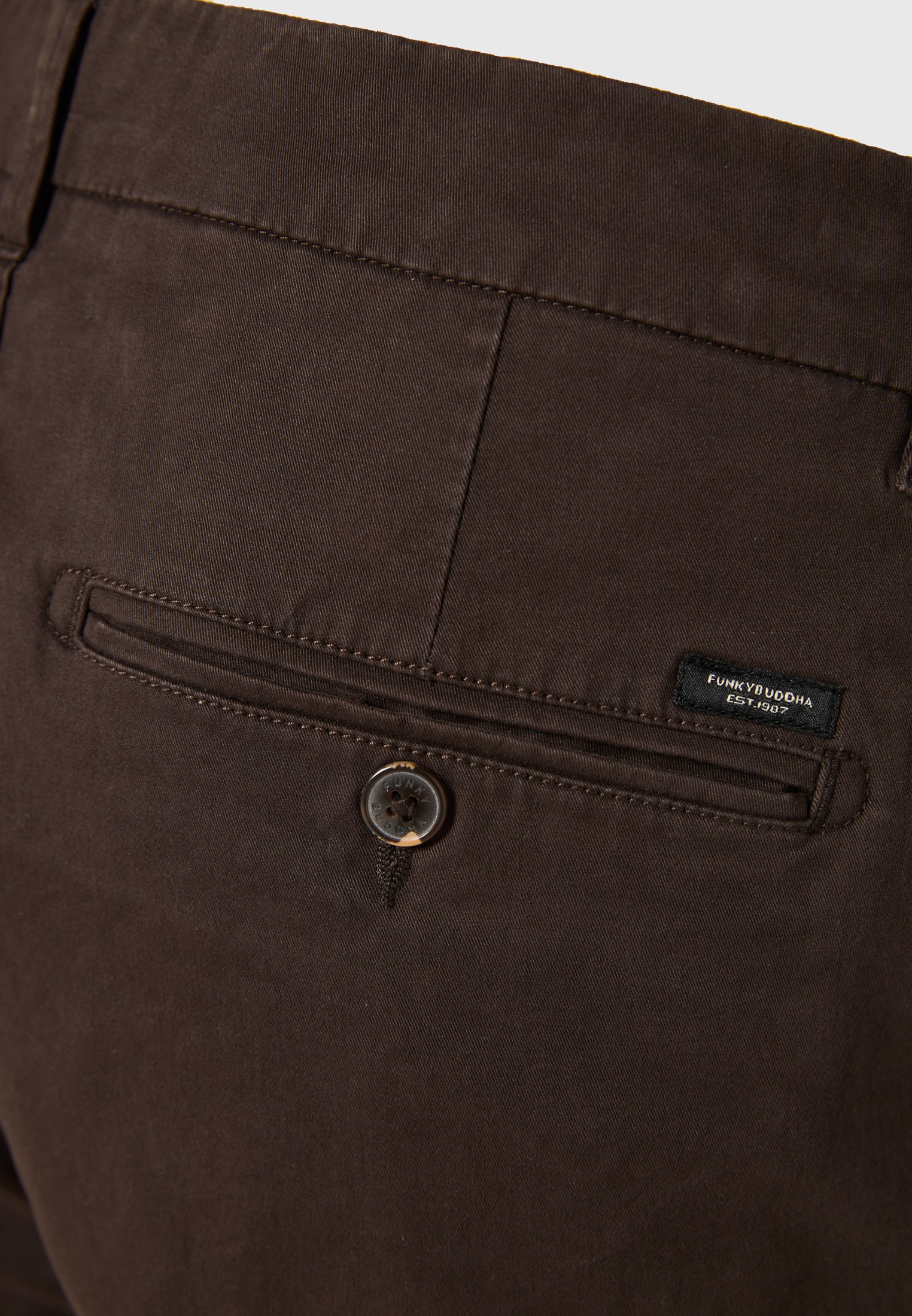 Men's Trousers Funky Buddha Brown