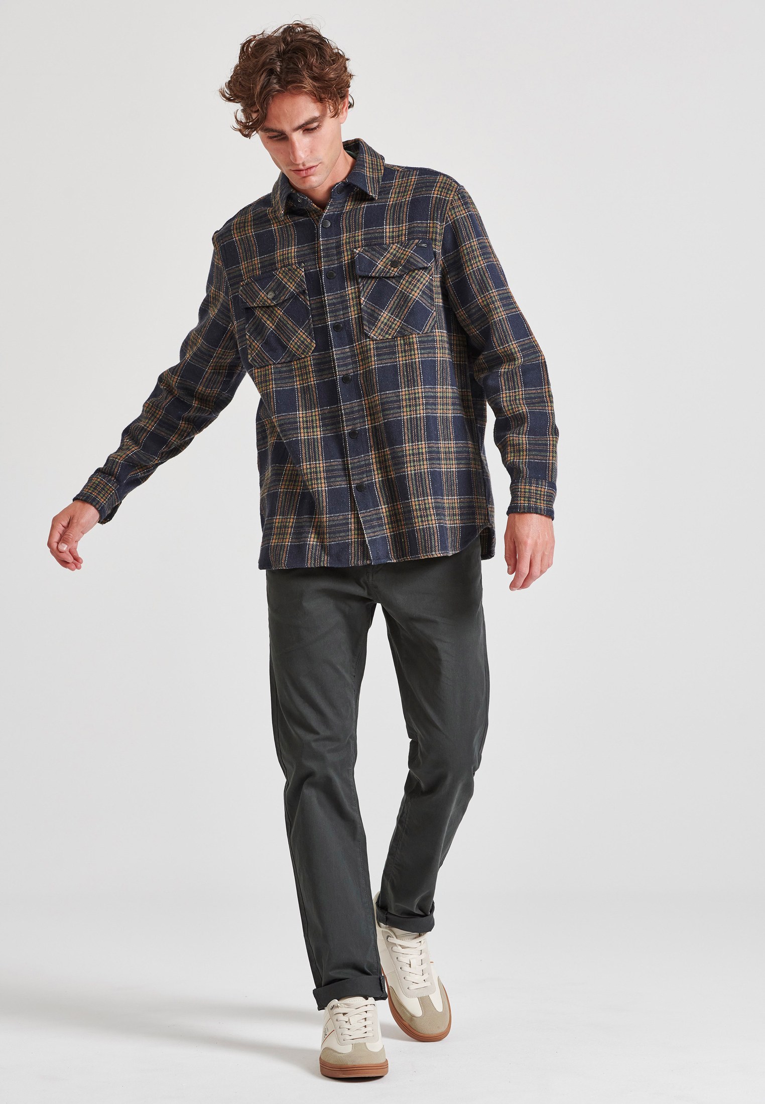 Men's Trousers Funky Buddha Green