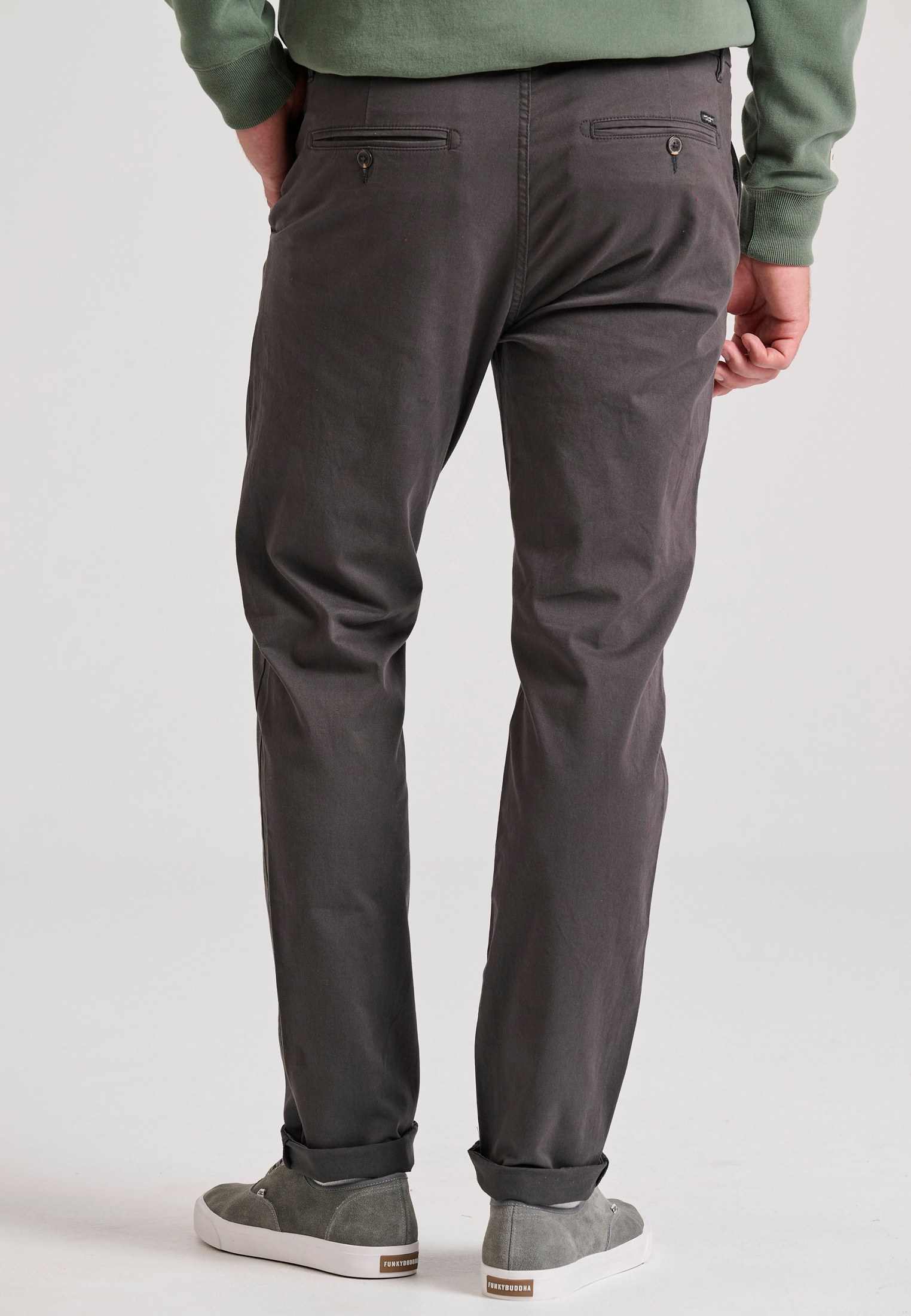 Men's Trousers Funky Buddha Gray