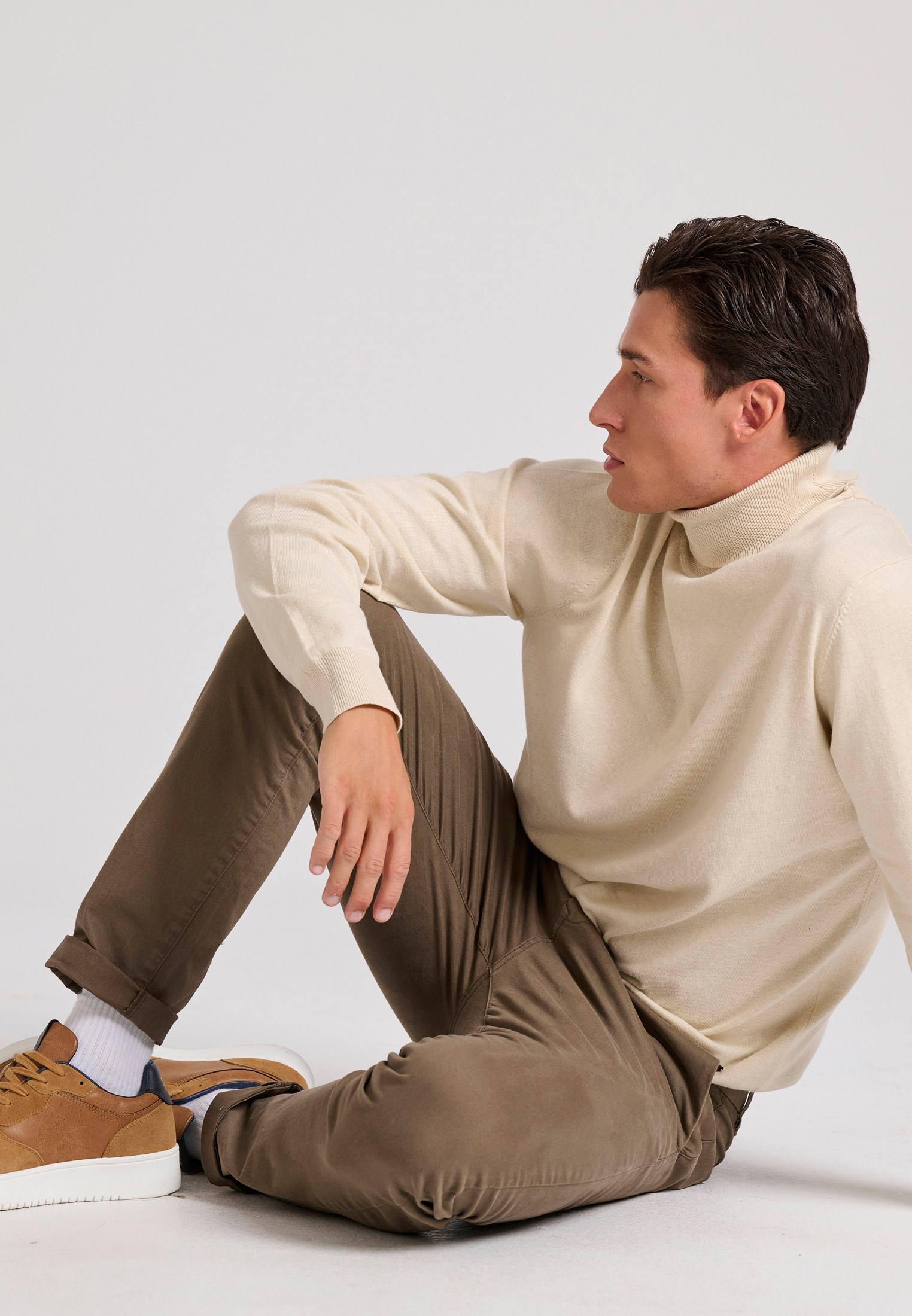 Men's Trousers Funky Buddha Brown