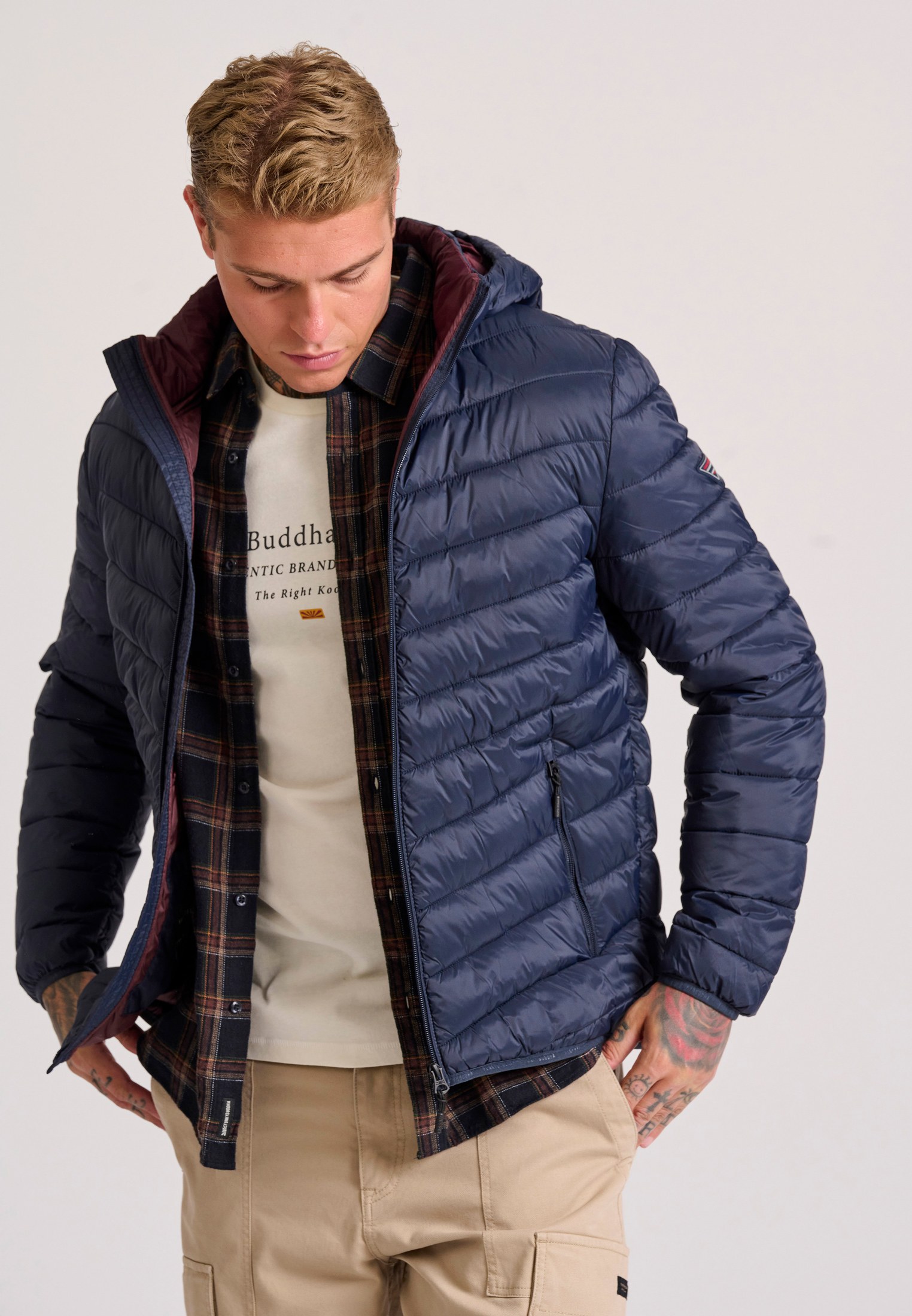 Men's Jackets Funky Buddha Navy