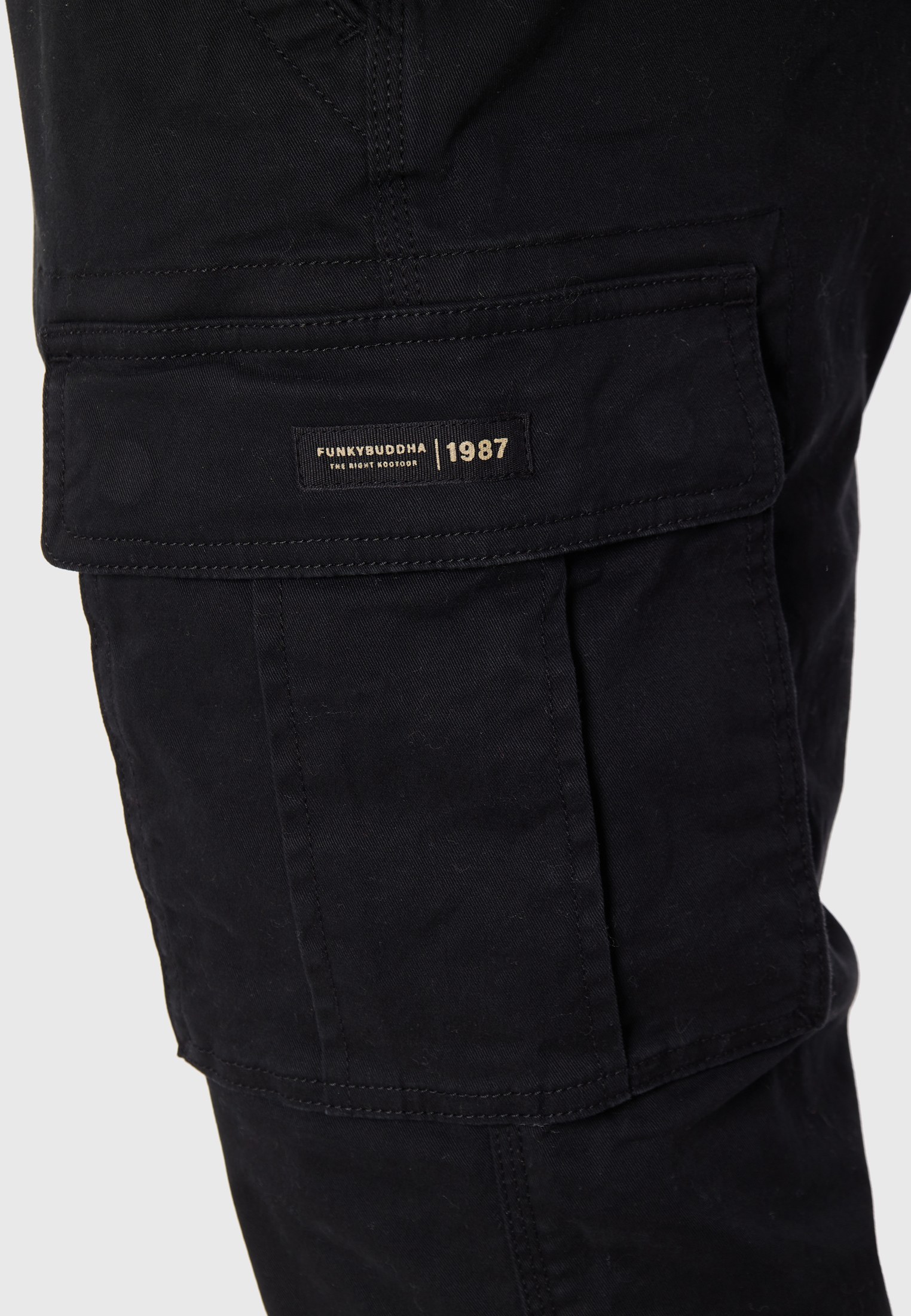 Men's Trousers Funky Buddha Black