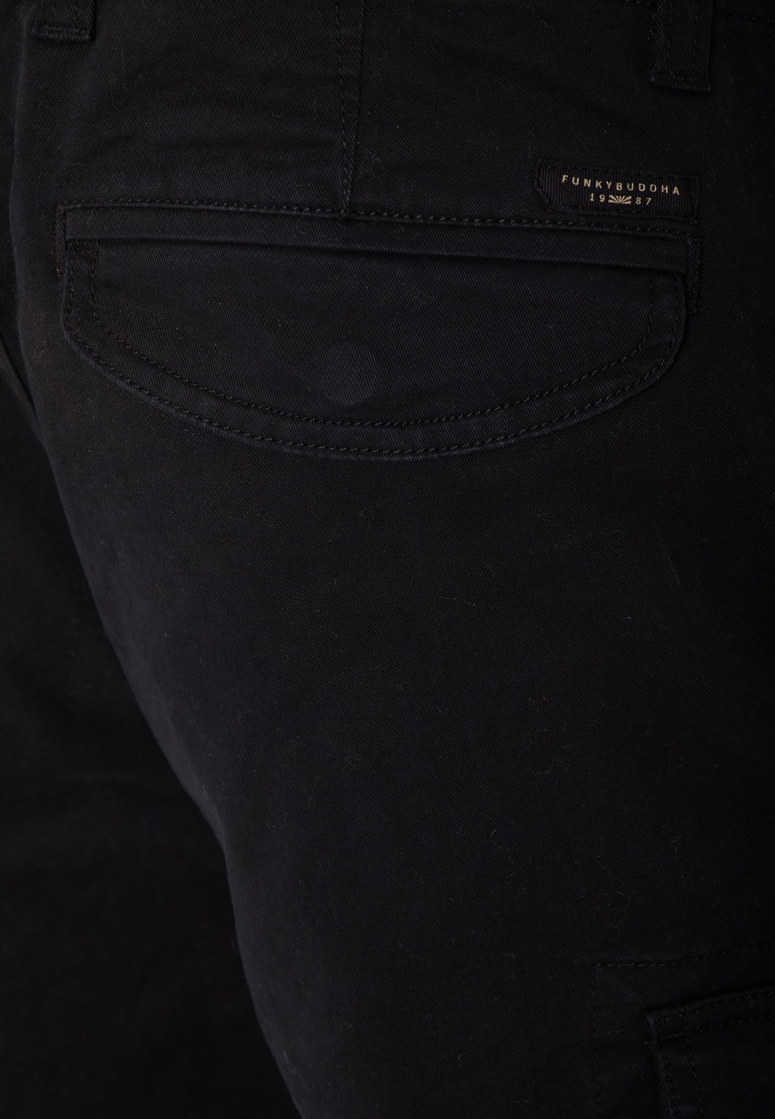 Men's Trousers Funky Buddha Black