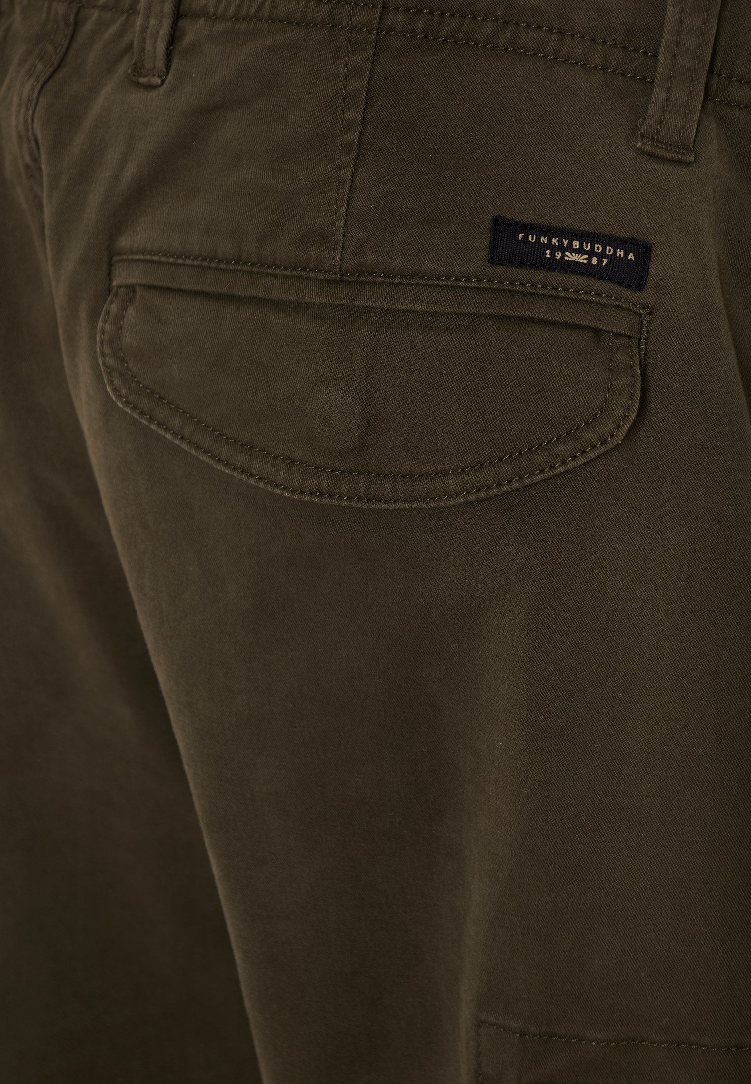 Men's Trousers Funky Buddha Olive