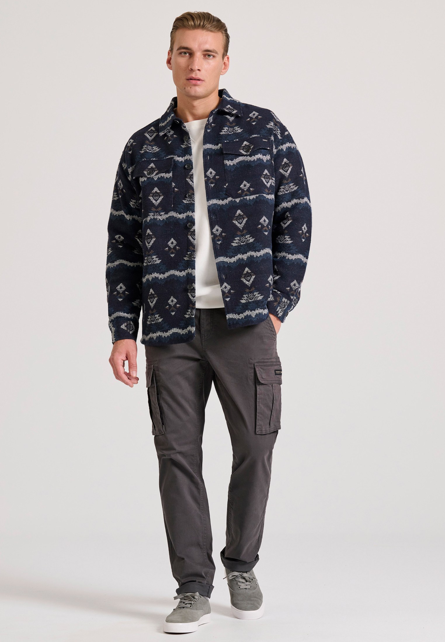 Men's Trousers Funky Buddha Gray