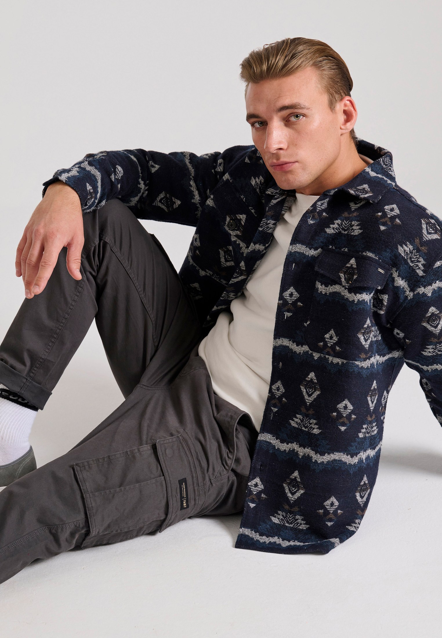 Men's Trousers Funky Buddha Gray