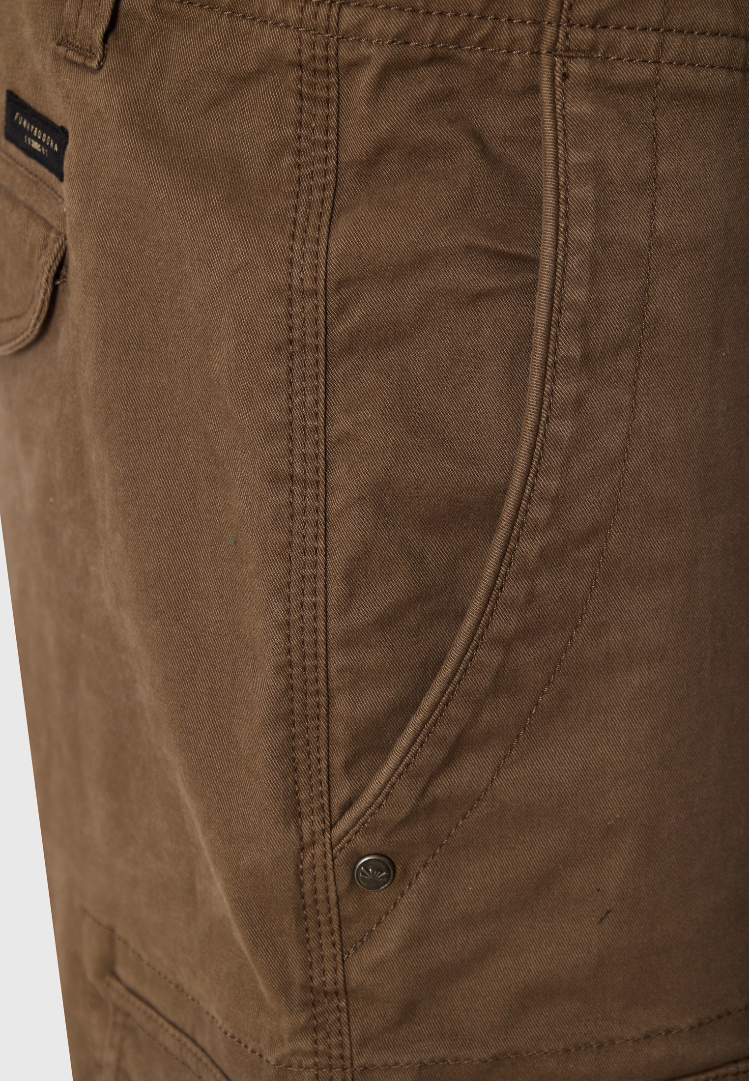 Men's Trousers Funky Buddha Brown