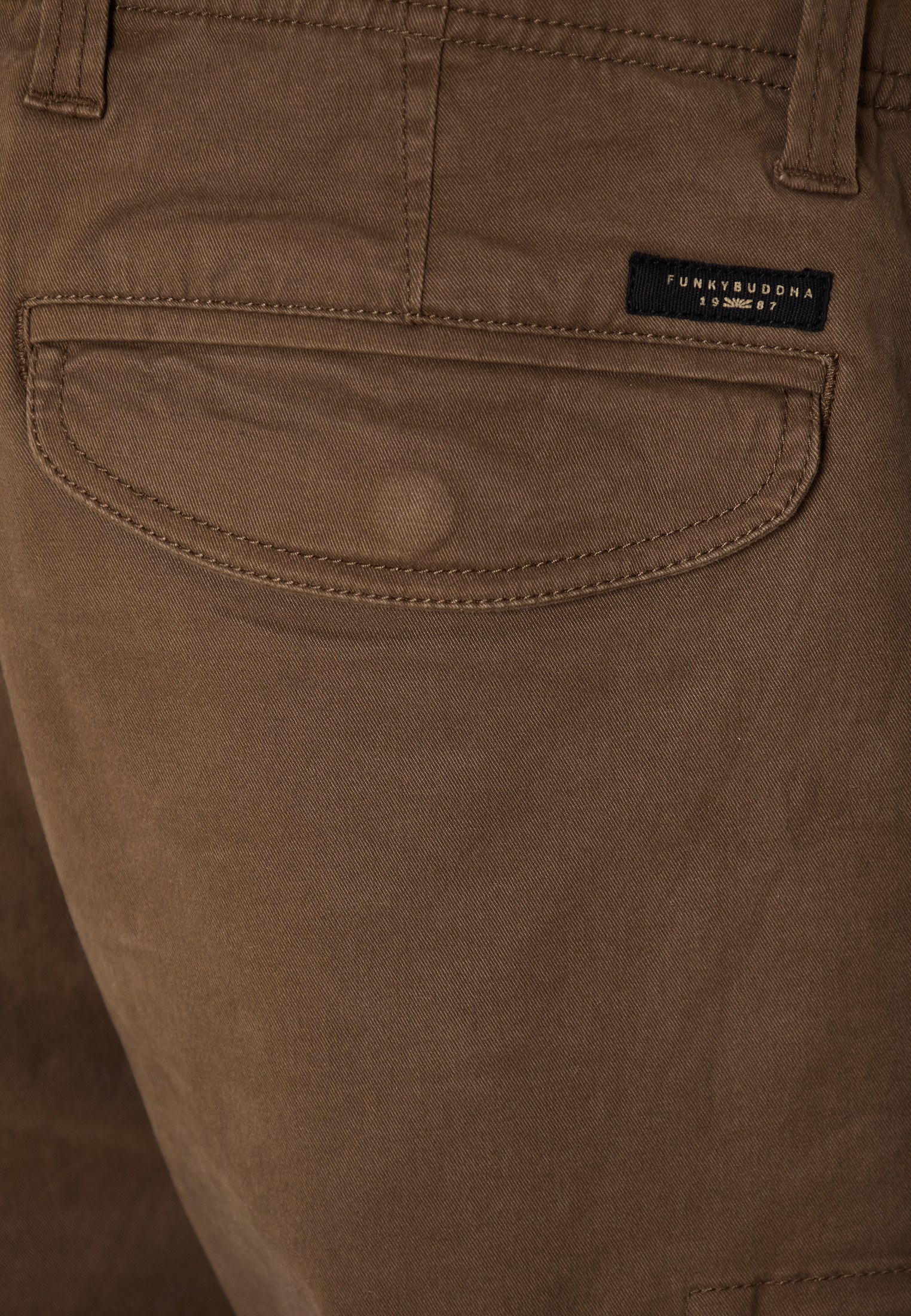 Men's Trousers Funky Buddha Brown