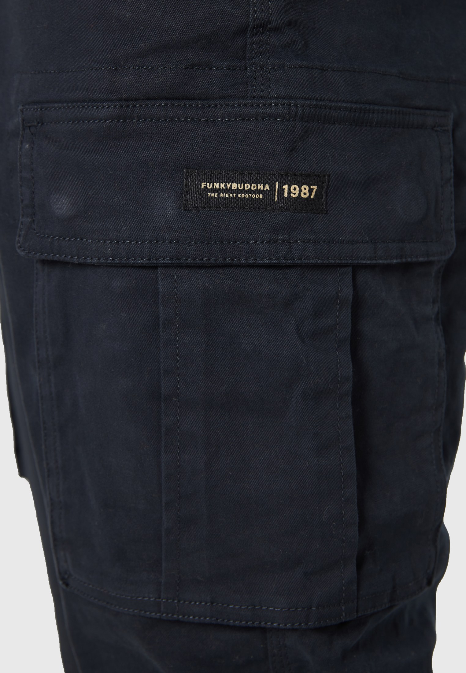 Men's Trousers Funky Buddha Navy