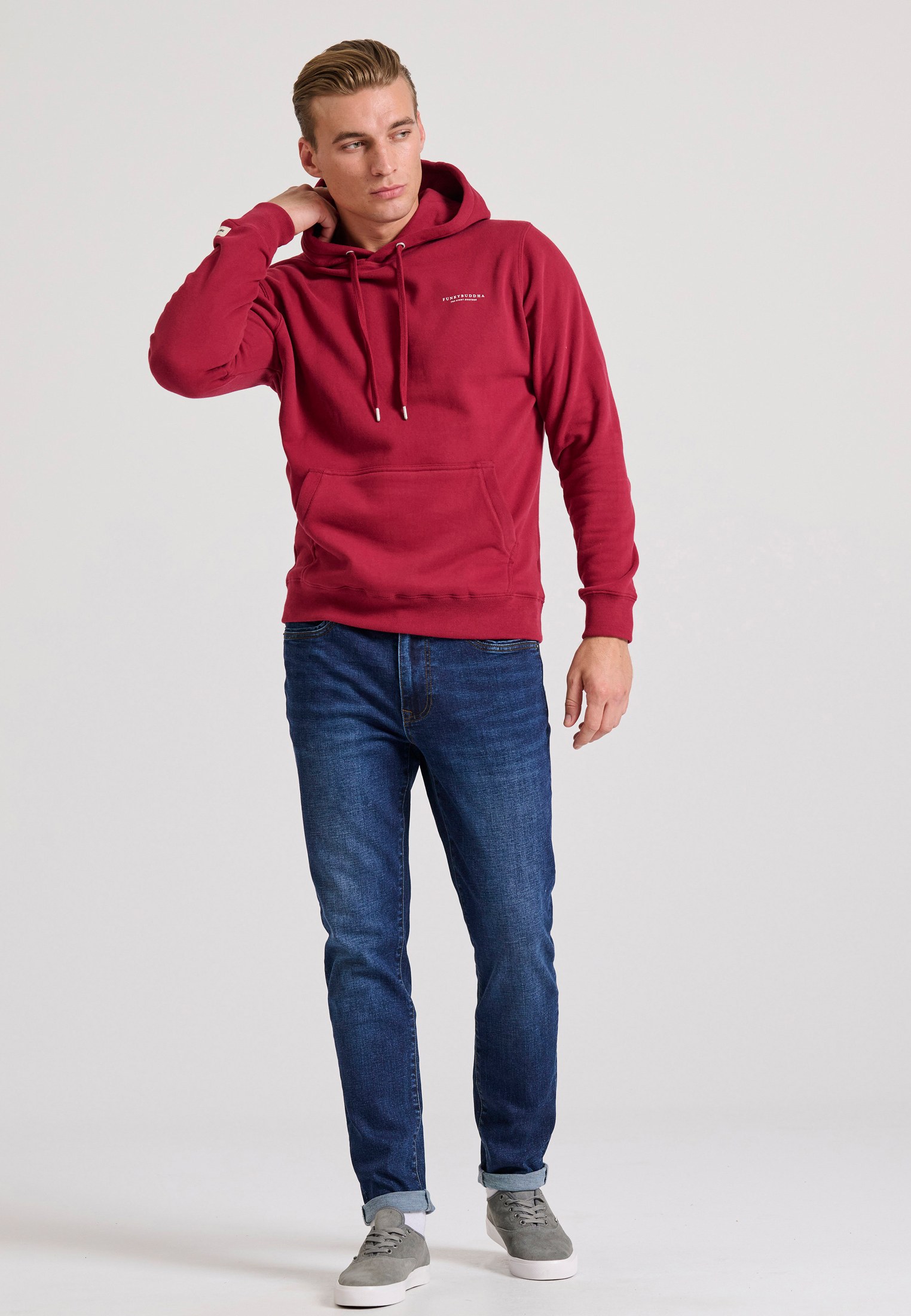 Ανδρικό φούτερ με κουκούλα - The essentials