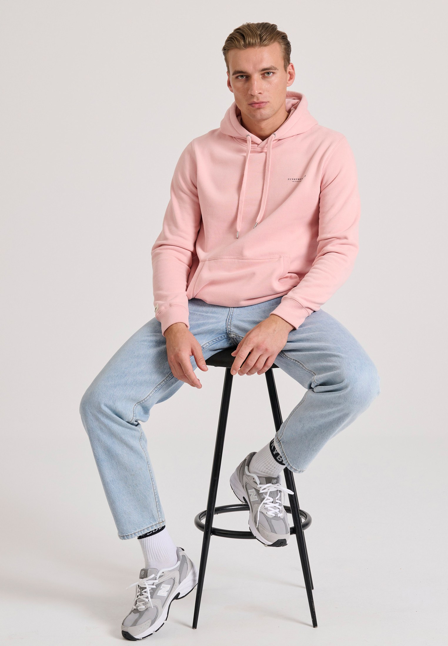 Men's Hoodies & Sweatshirts Funky Buddha Pink