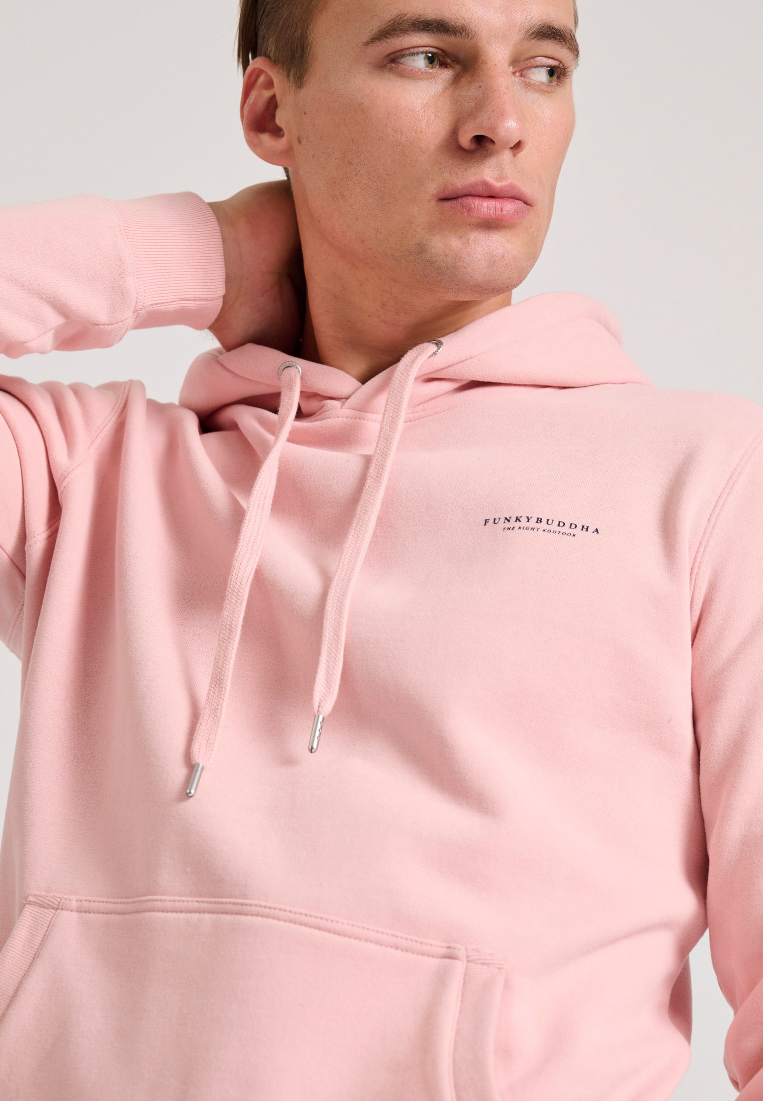 Men's Hoodies & Sweatshirts Funky Buddha Pink