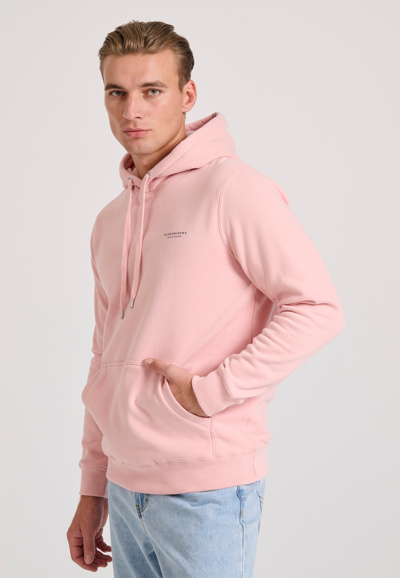 Men's Hoodies & Sweatshirts Funky Buddha Pink