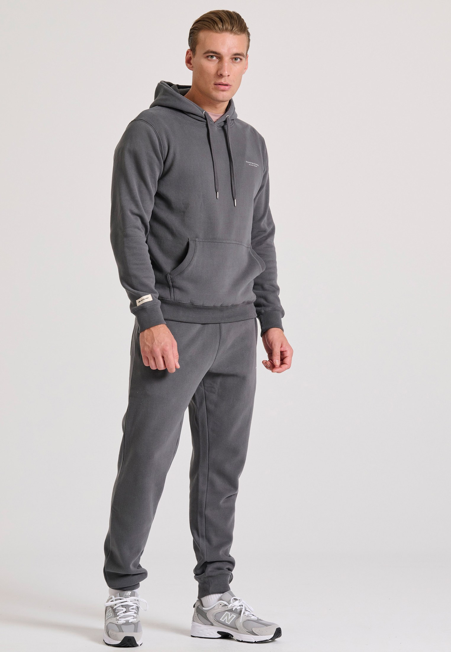 Men's Hoodies & Sweatshirts Funky Buddha Gray