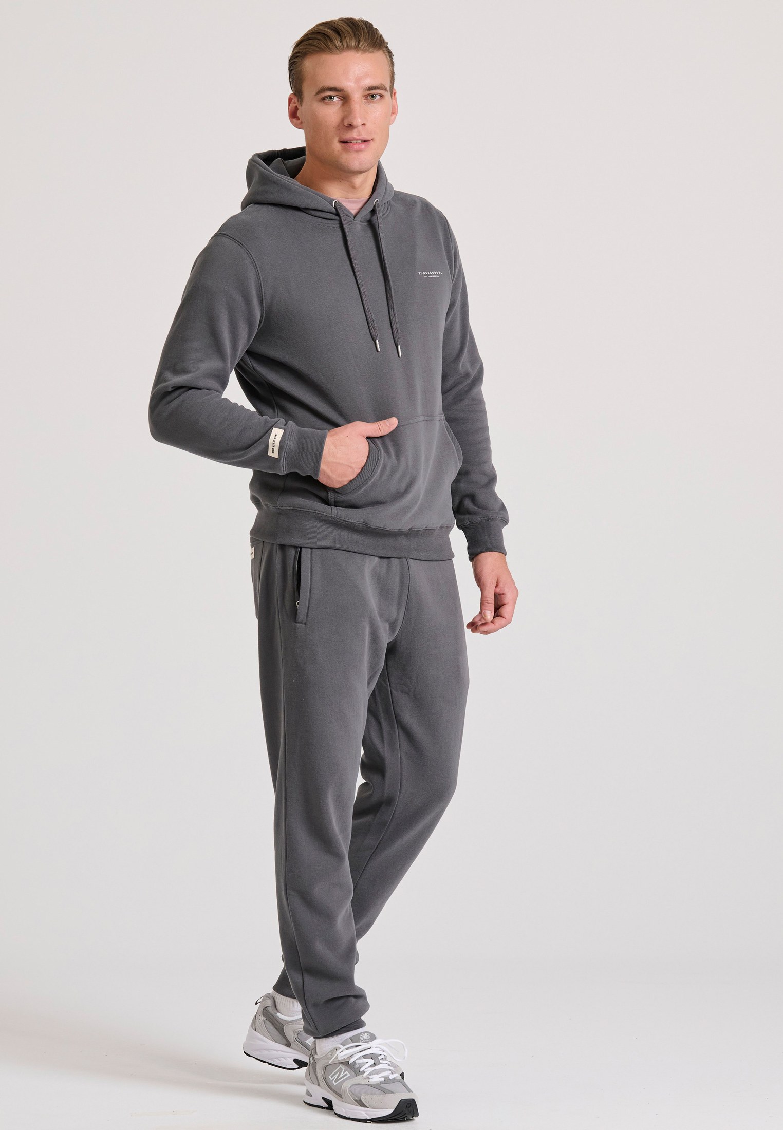 Men's Hoodies & Sweatshirts Funky Buddha Gray