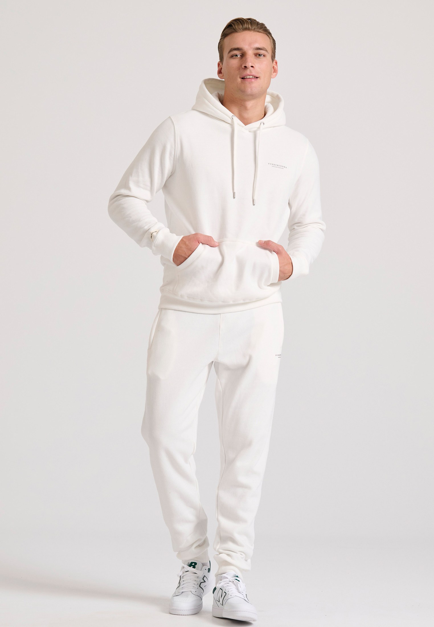Men's Hoodies & Sweatshirts Funky Buddha White