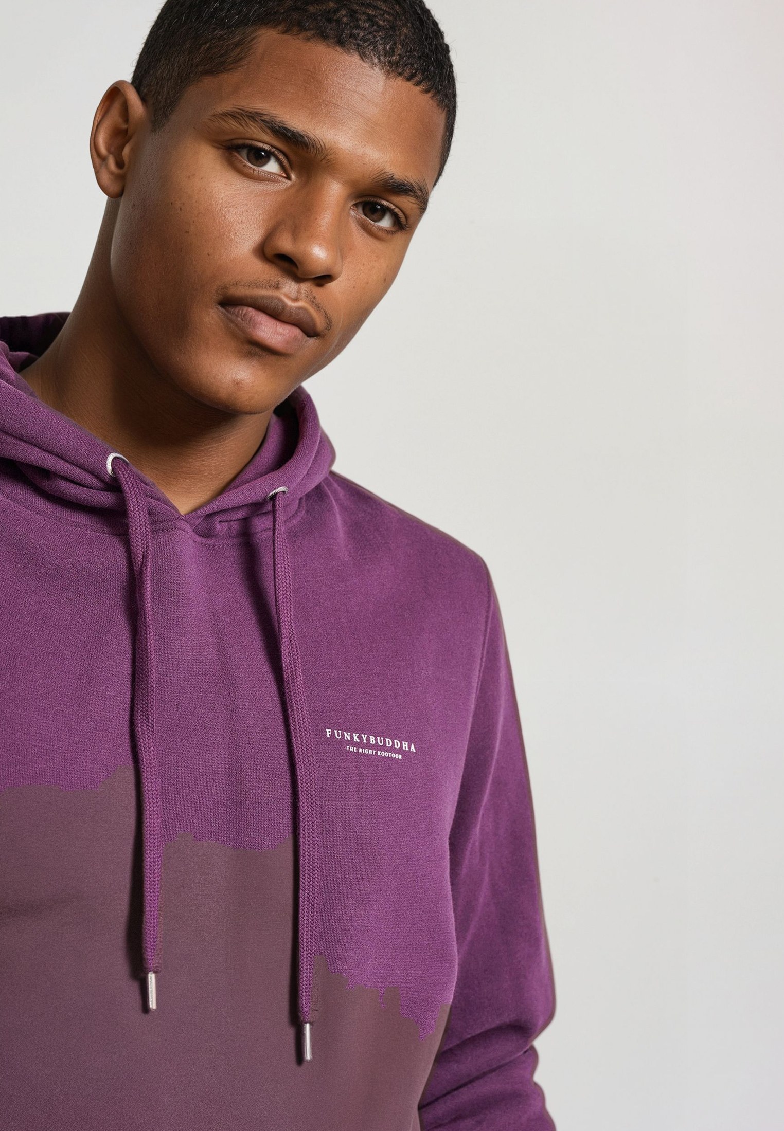 Men's Hoodies & Sweatshirts Funky Buddha Purple